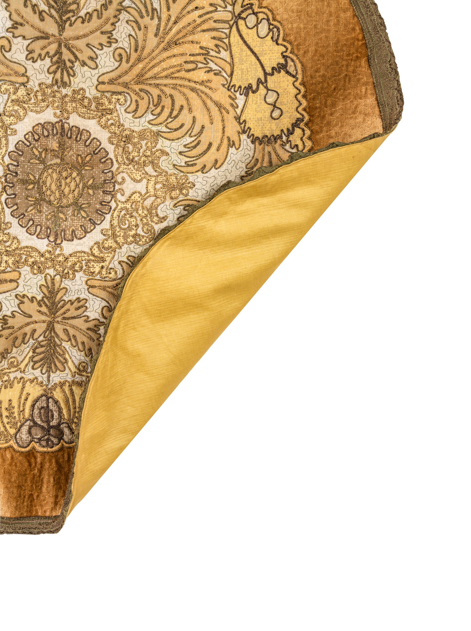 VINTAGE Belgian Doily Embroidery 2'4" X 2'4"