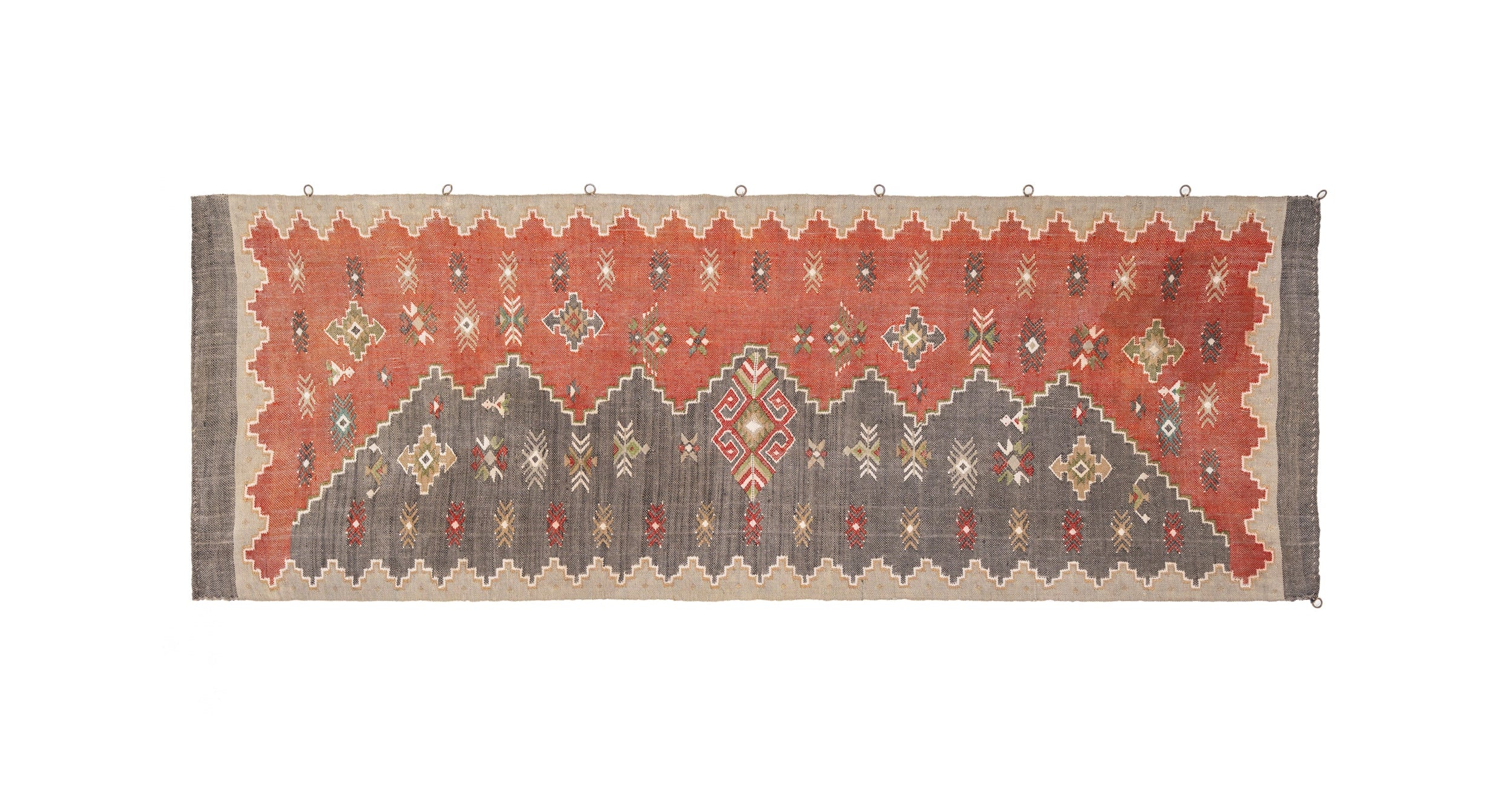 Vintage Scandinavian Textile 4'9" X 1'10"