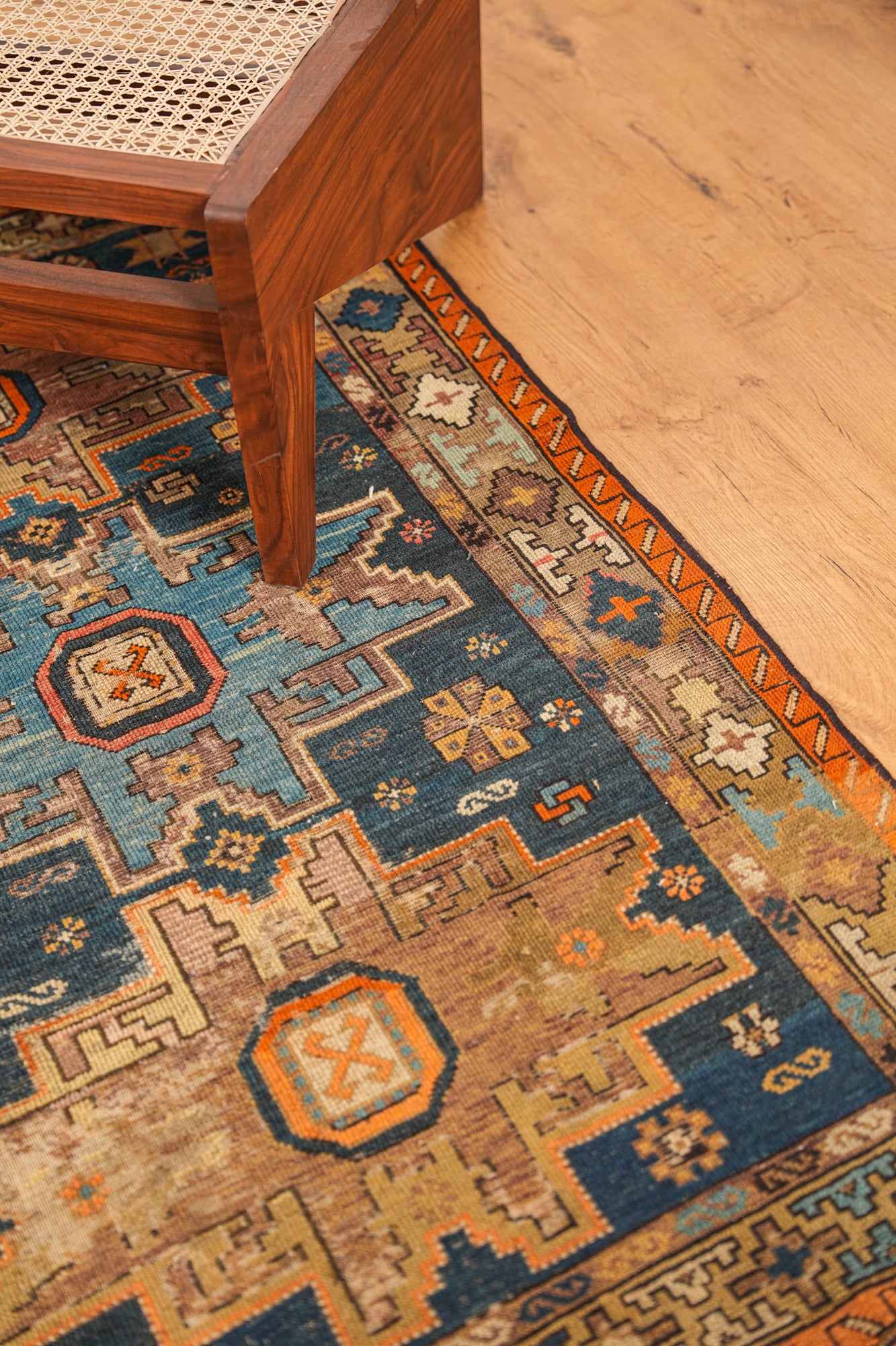 Antique Caucasian Lesghi Shirvan Rug 4'9" x 3'1"