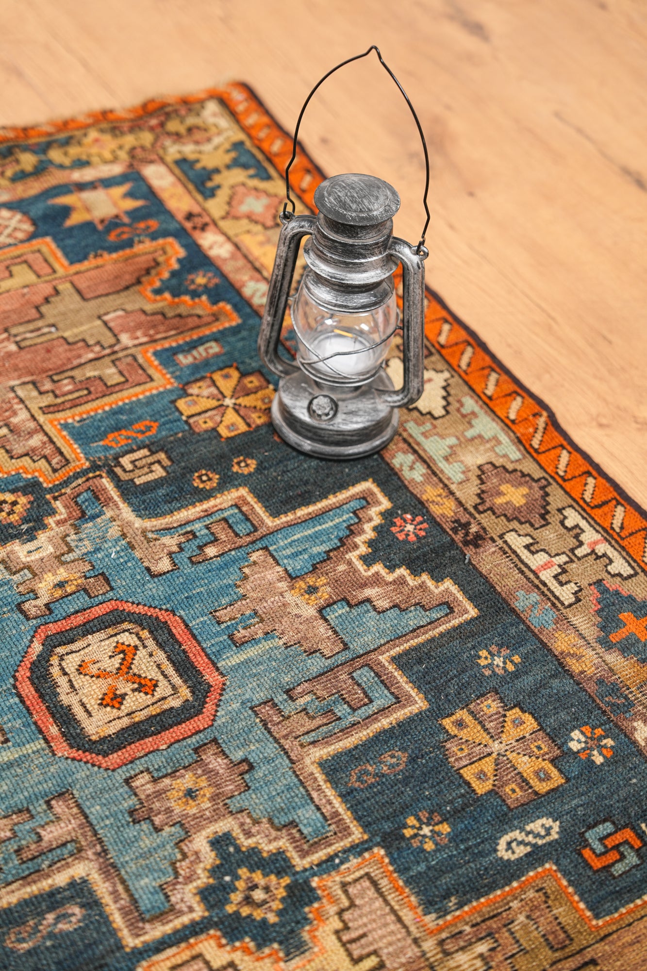 Antique Caucasian Lesghi Shirvan Rug 4'9" x 3'1"