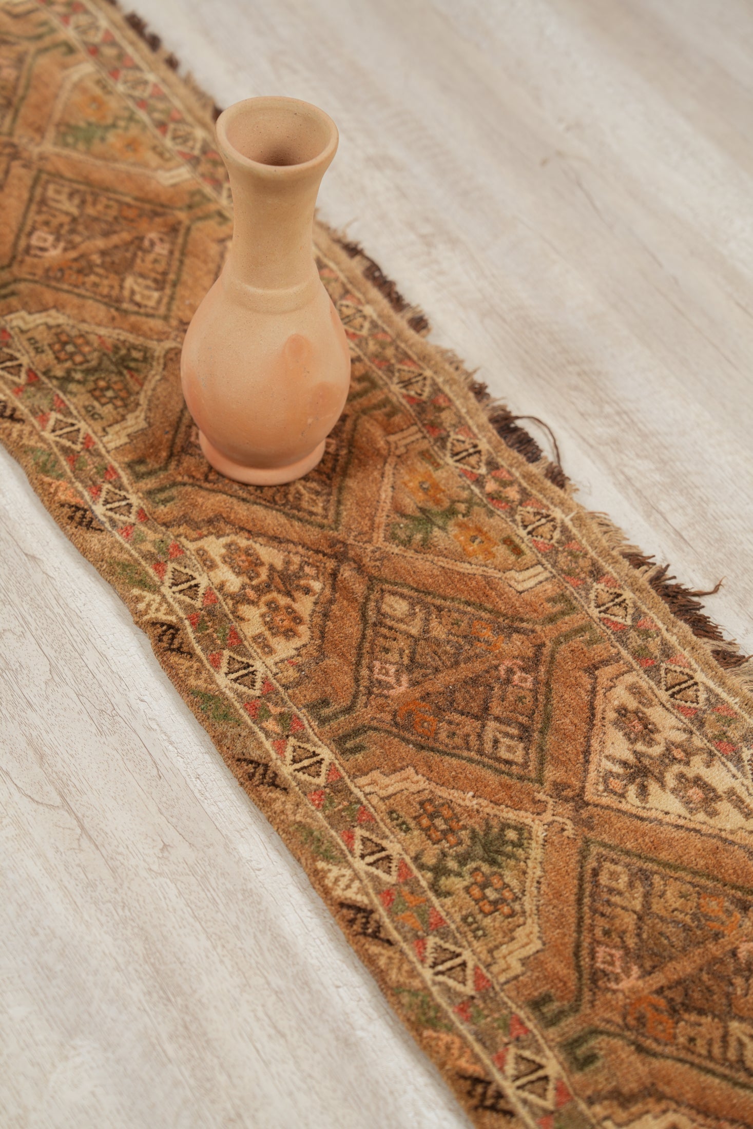 Vintage Turkmen Torba Rug 5'10" x 1'5"