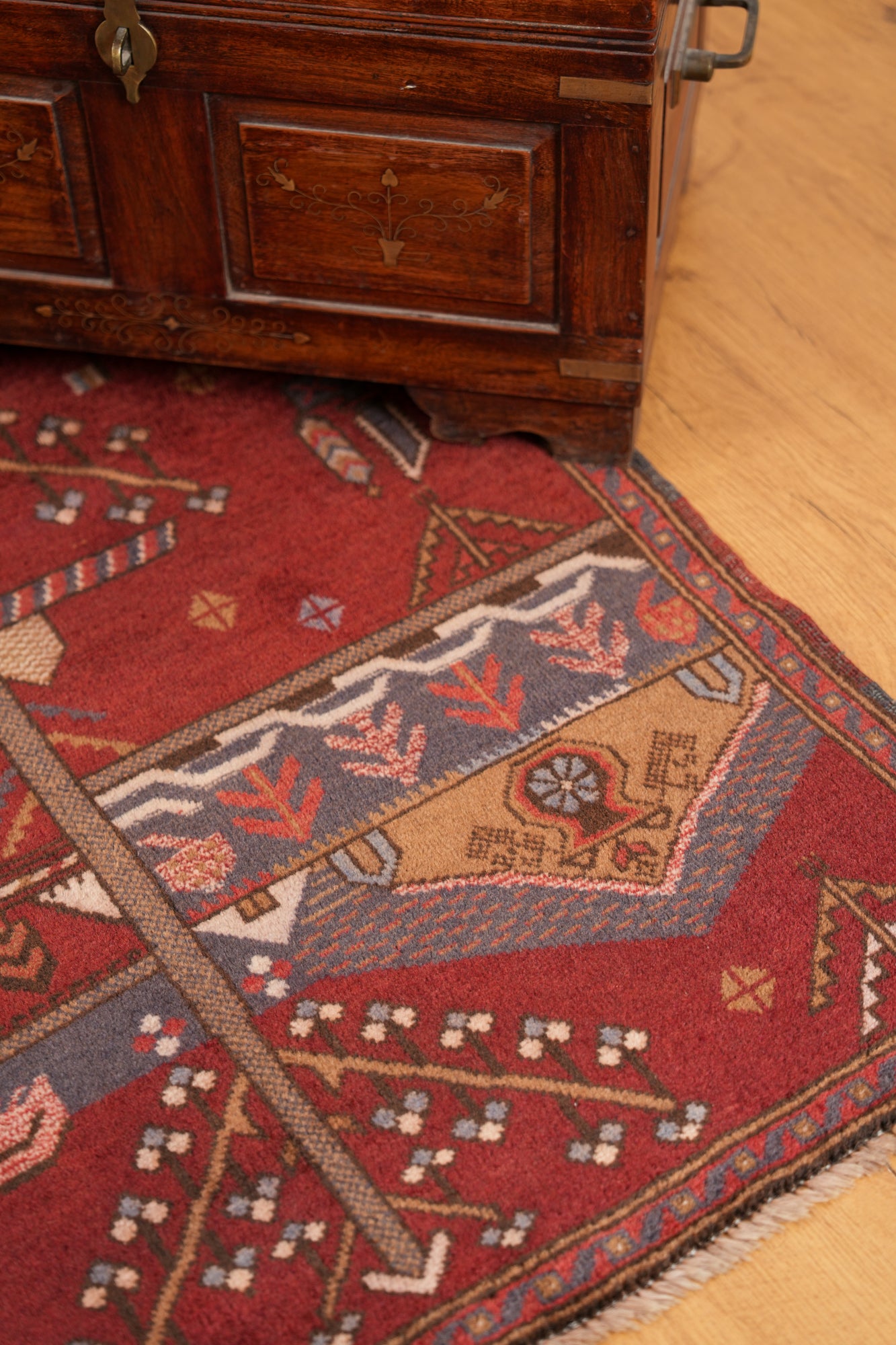 Vintage BalOch Rug 4'6" x 3'