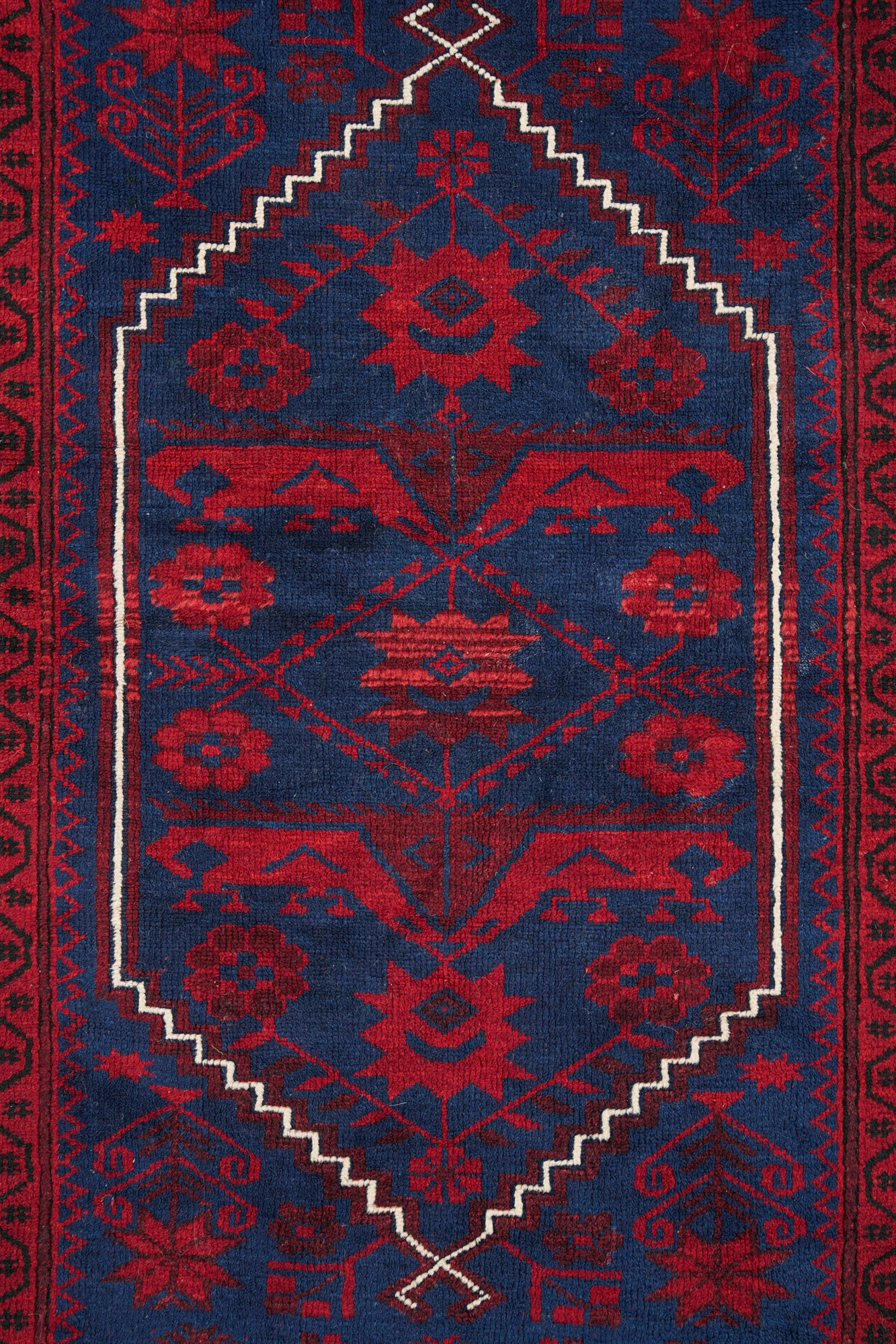 Vintage Turkish Tribal Rug 4'4" x 2'7"