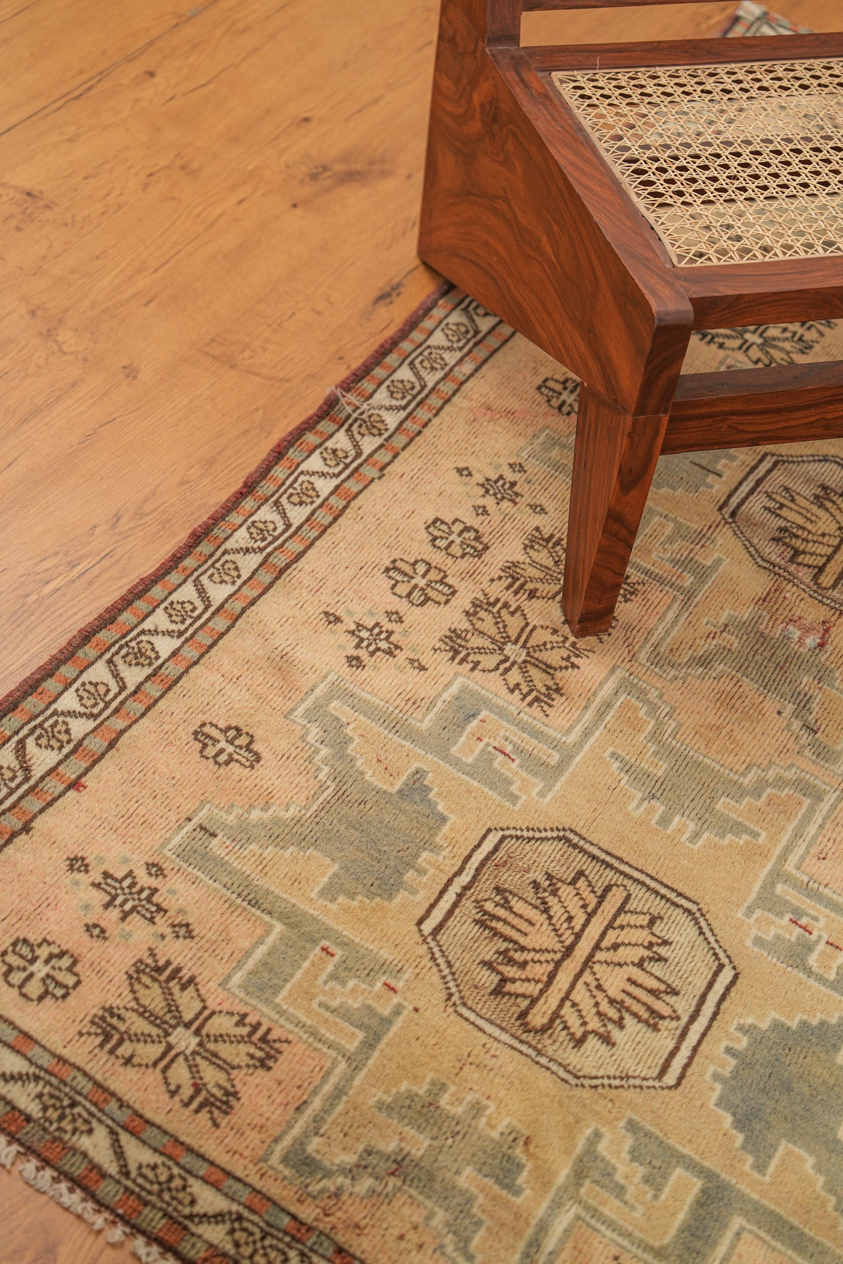 Vintage Turkish Shirvan Rug 6' X 3'4"