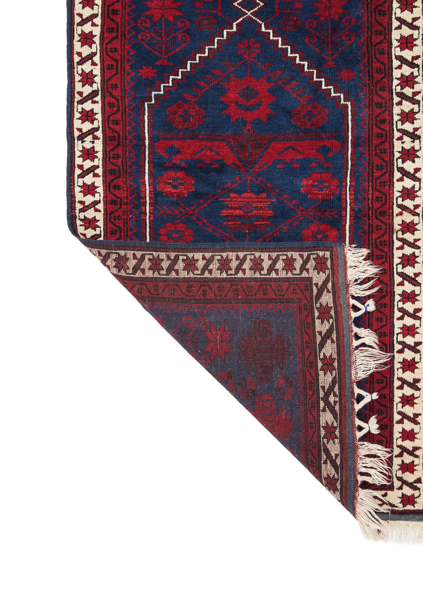 Vintage Turkish Tribal Rug 4'4" x 2'7"
