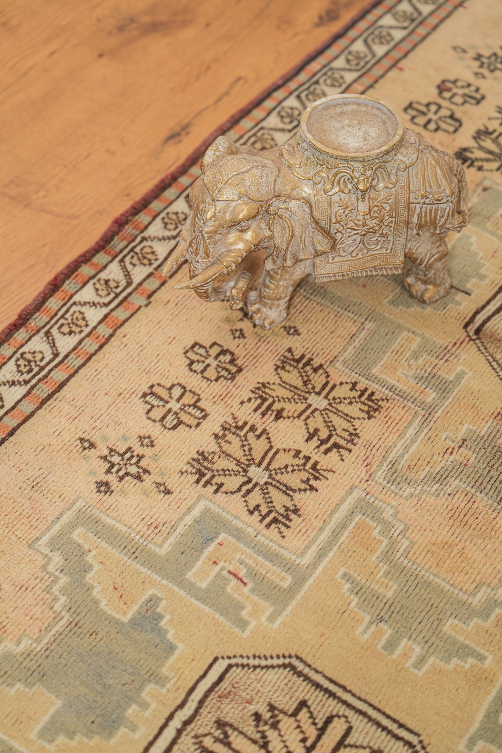 Vintage Turkish Shirvan Rug 6' X 3'4"