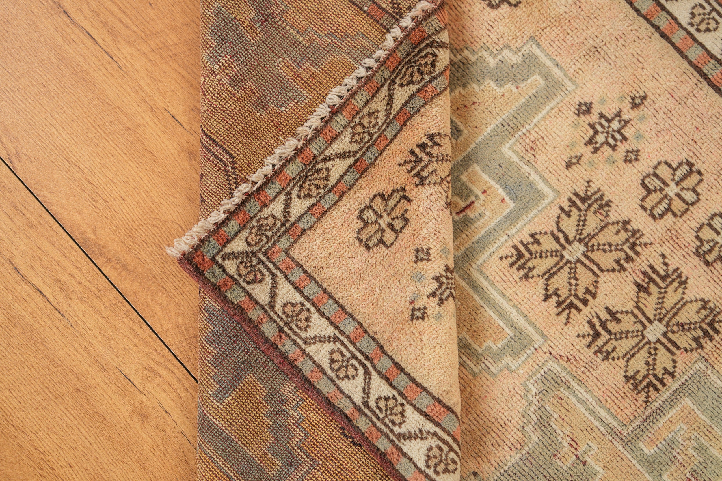 Vintage Turkish Shirvan Rug 6' X 3'4"