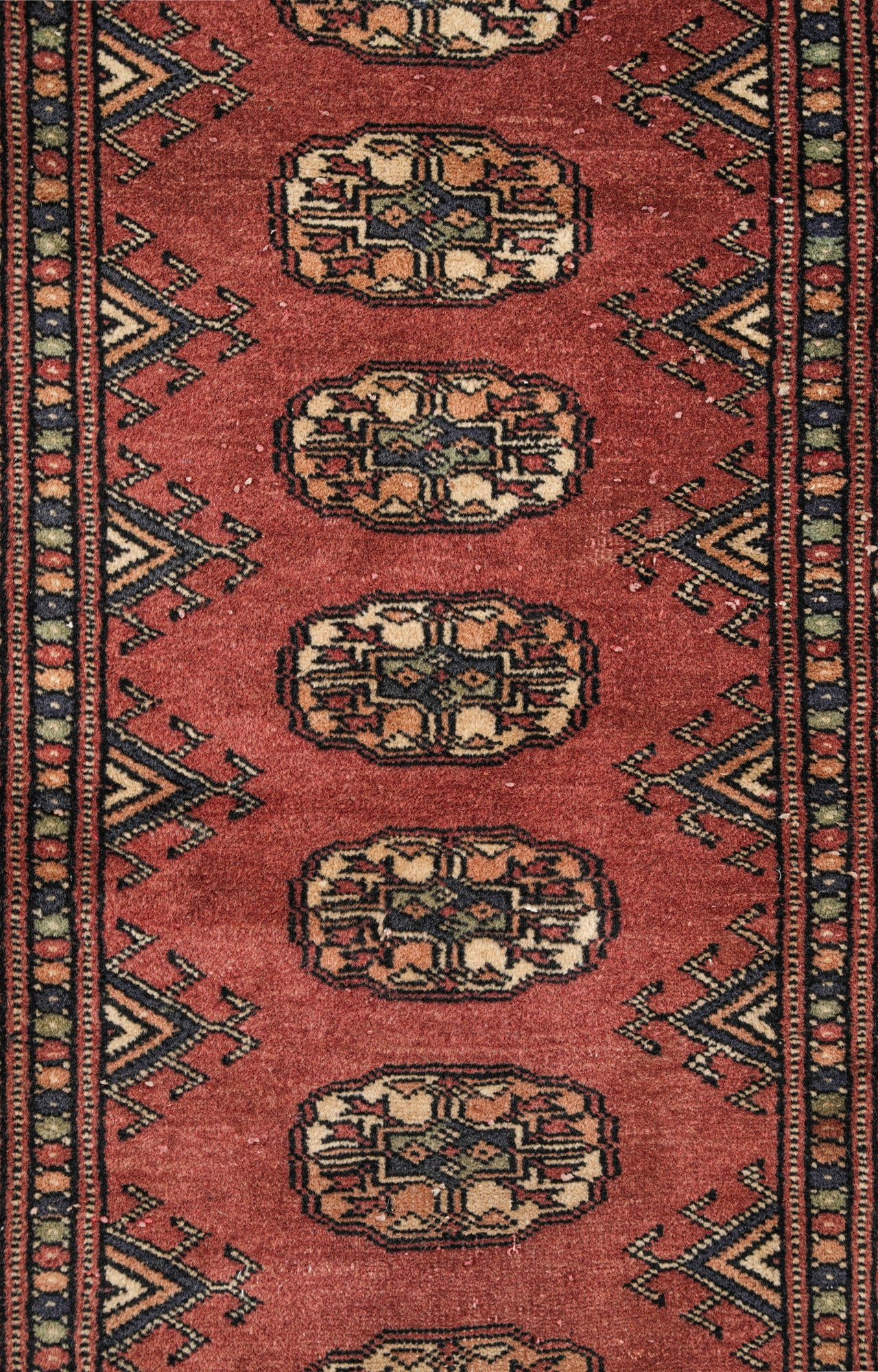 Vintage Pakistani Bokhara Rug 5'10" x 2'2"