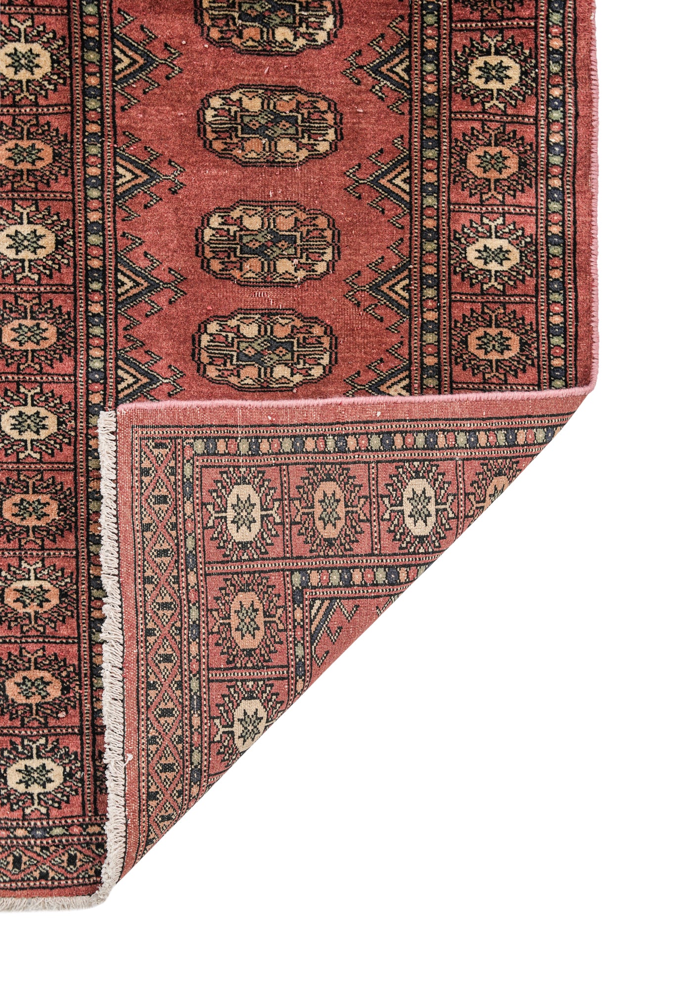 Vintage Pakistani Bokhara Rug 5'10" x 2'2"