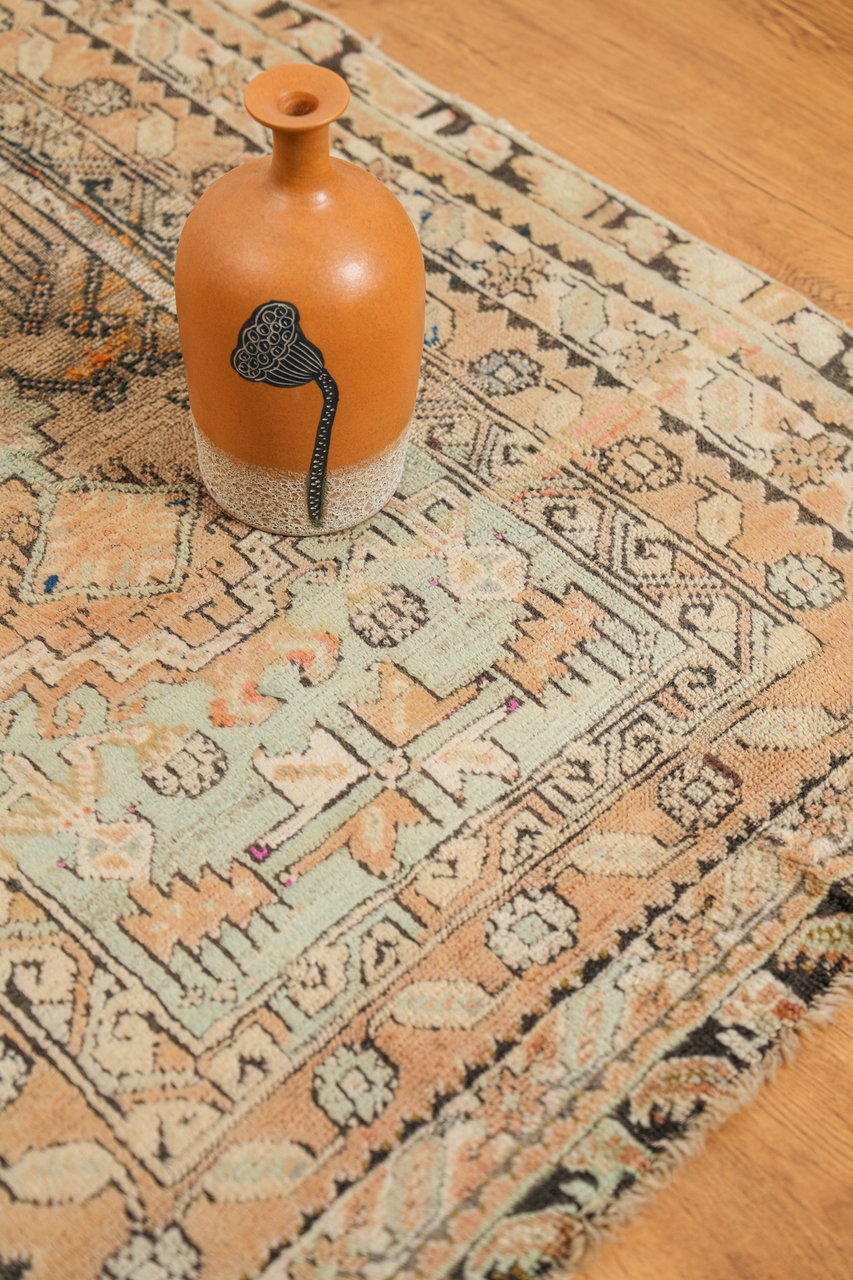 Vintage Turkish Tribal Rug 5'8" x 3'5"