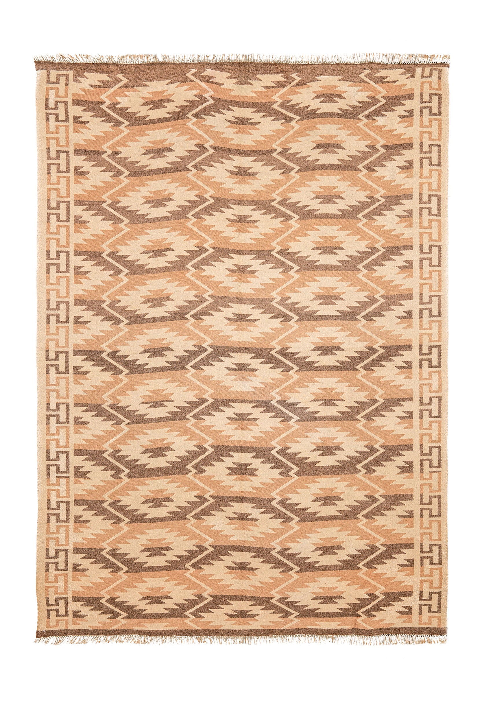 Vintage Scandinavian Loom Kilim 8' X 5'10"