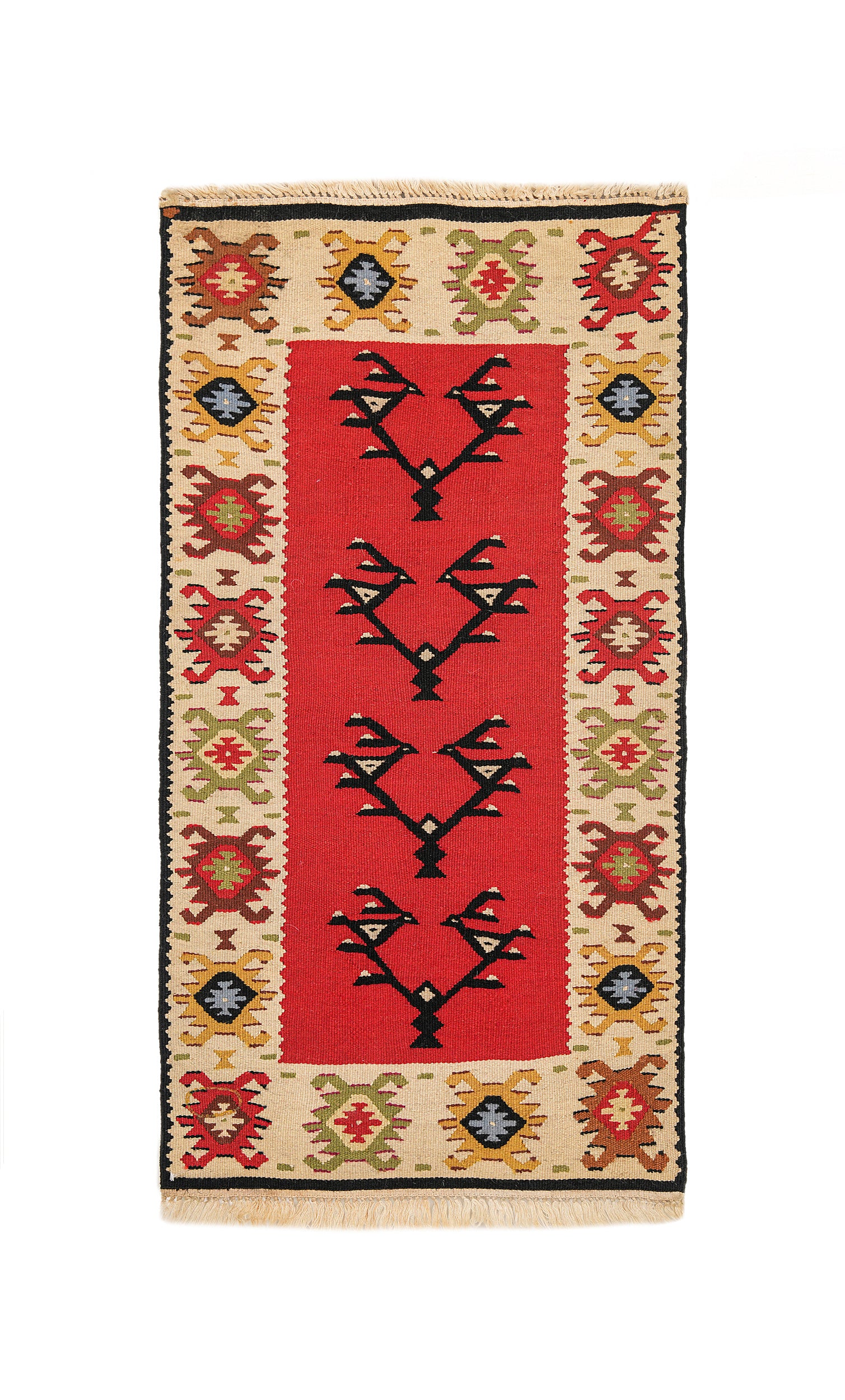 Antique Turkish Sarkoy Kilim 3'2" x 1'8"