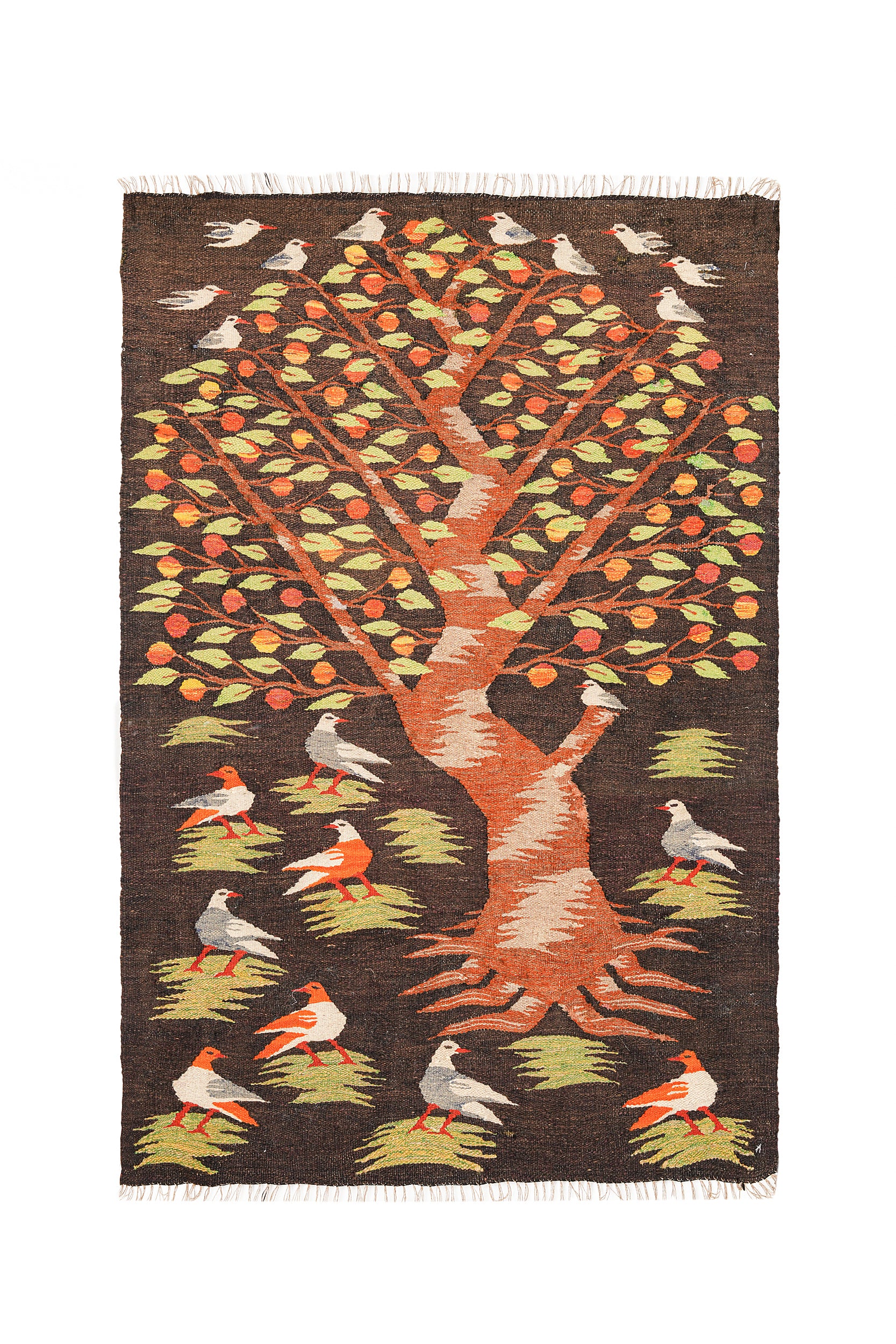 Vintage Scandinavian Tapestry 4'2" x 2'9"
