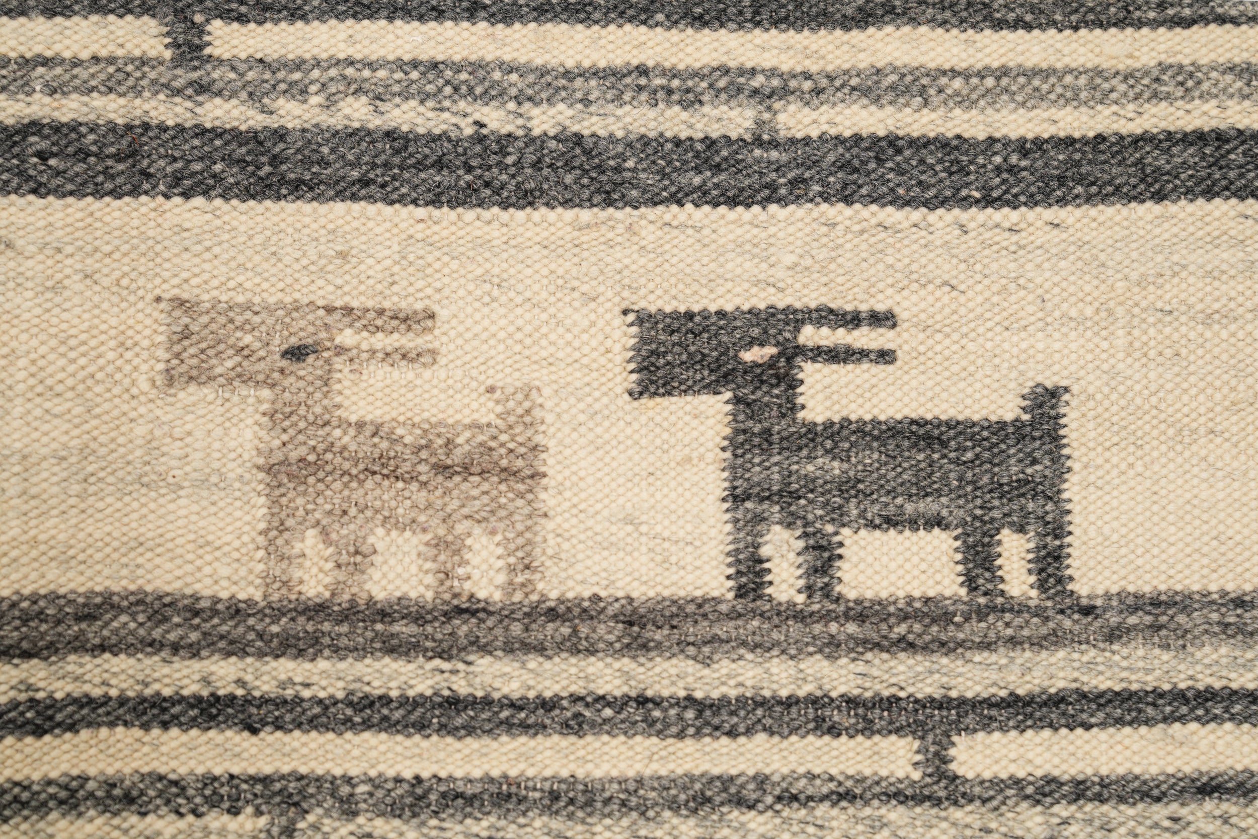 Vintage Moroccan Kilim 4'8" X 2'5"