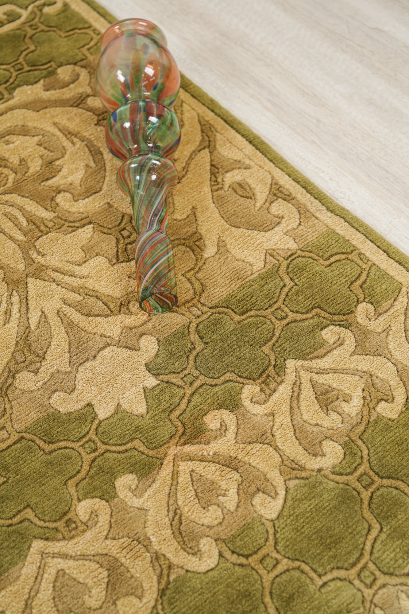 Vintage NAPALESE DECORATIVE RUG 8'3" X 2'7"