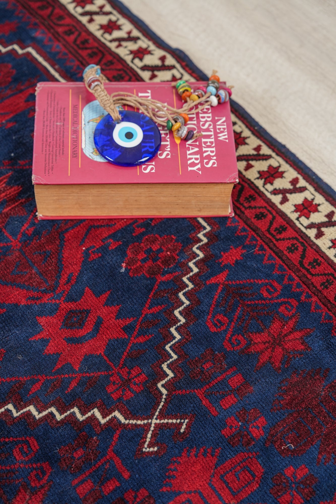 Vintage Turkish Tribal Rug 4'4" x 2'7"