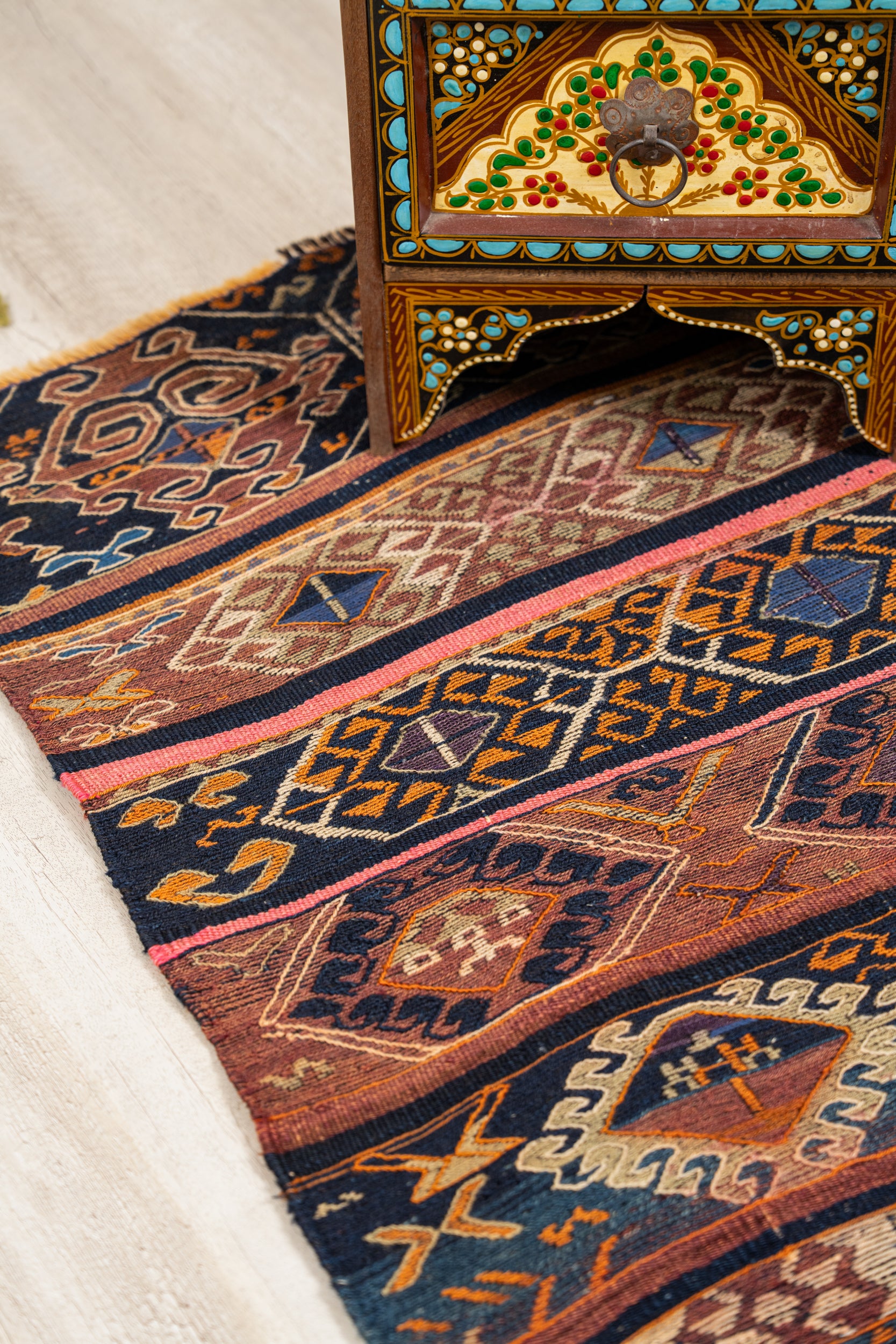 Antique Anatolian Kilim Fragment 3' X 2'4"