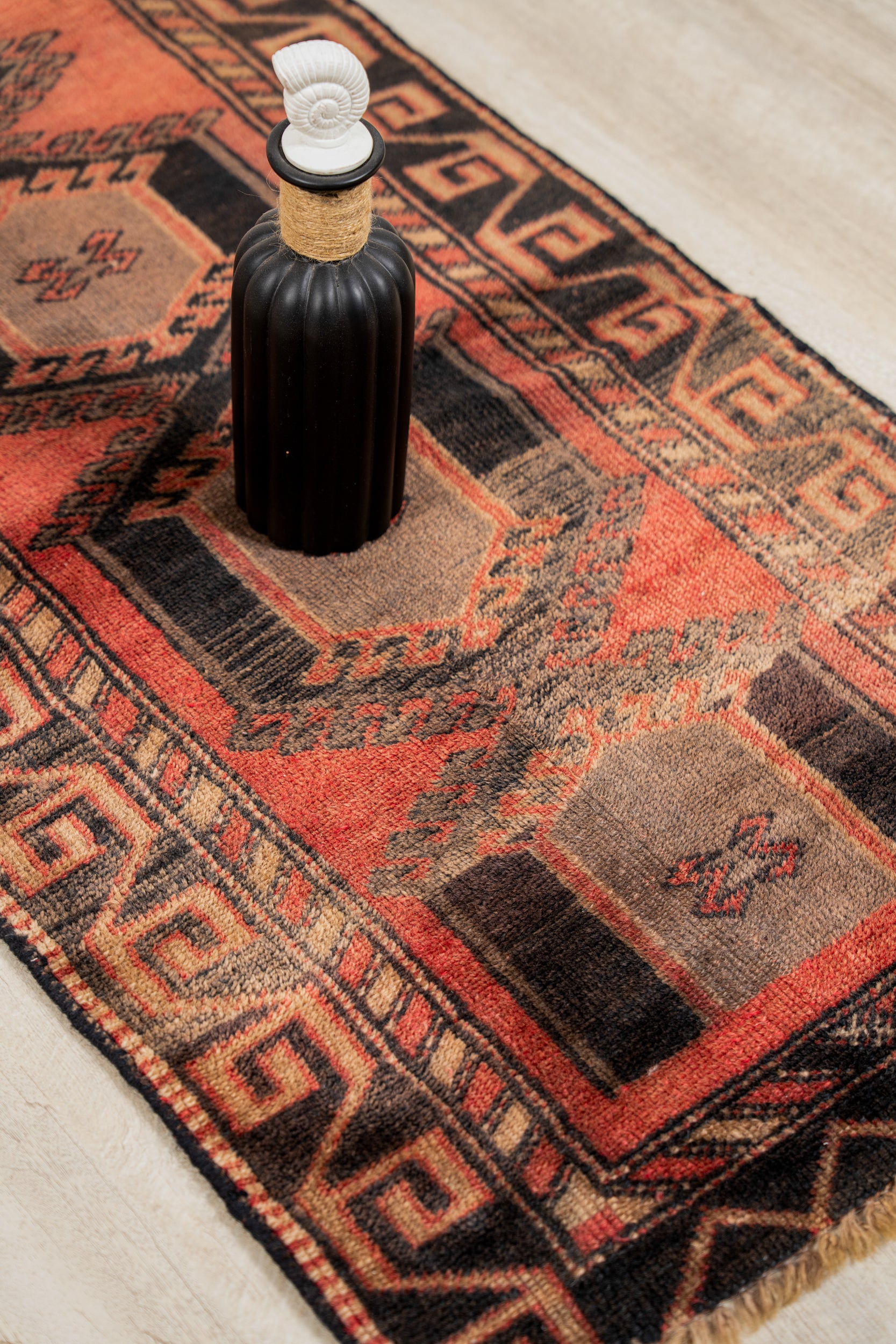 Vintage Turkish Tribal  Rug 4' x 2'5"