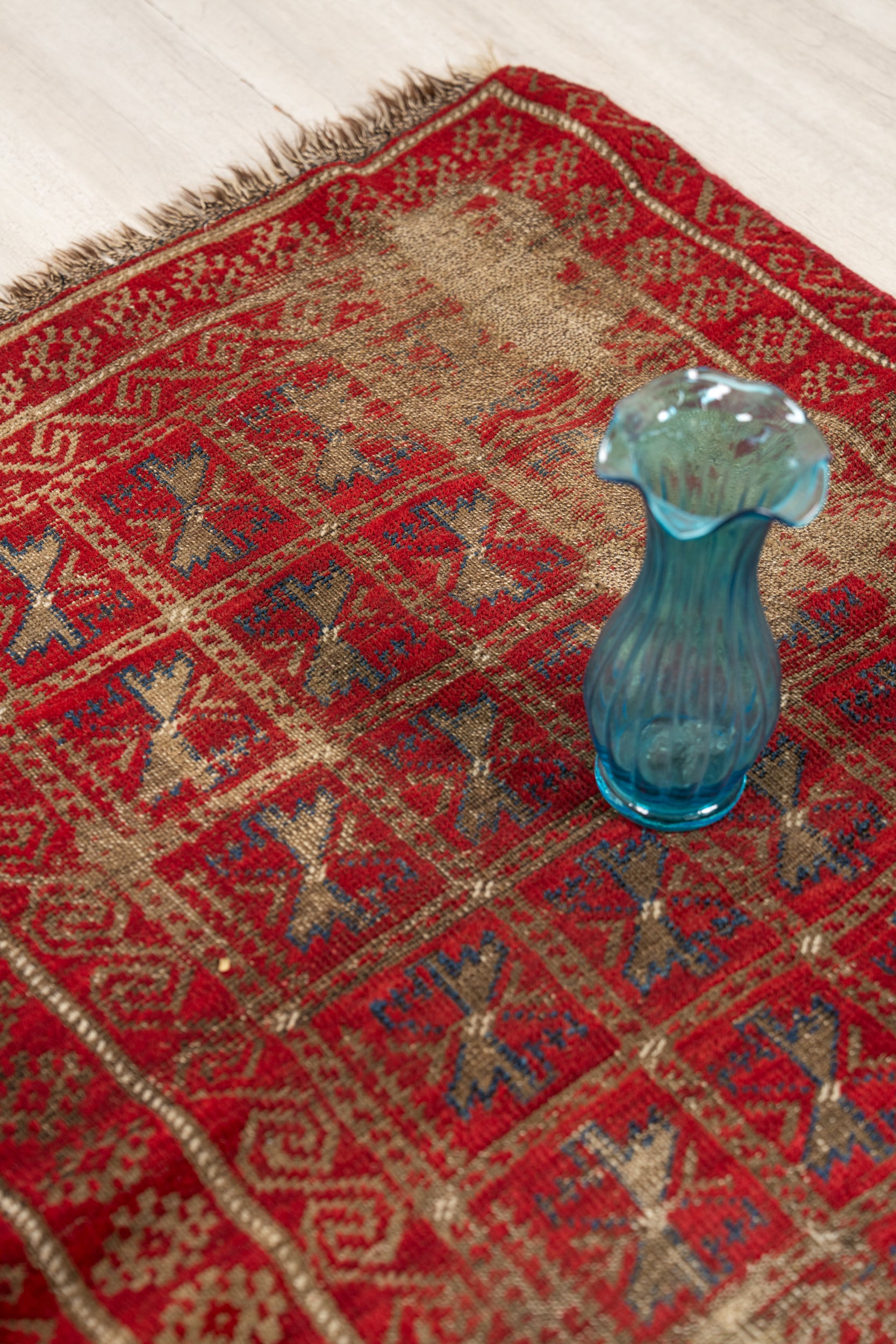 Vintage Baloch Prayer Rug 4'4" x 3'2"