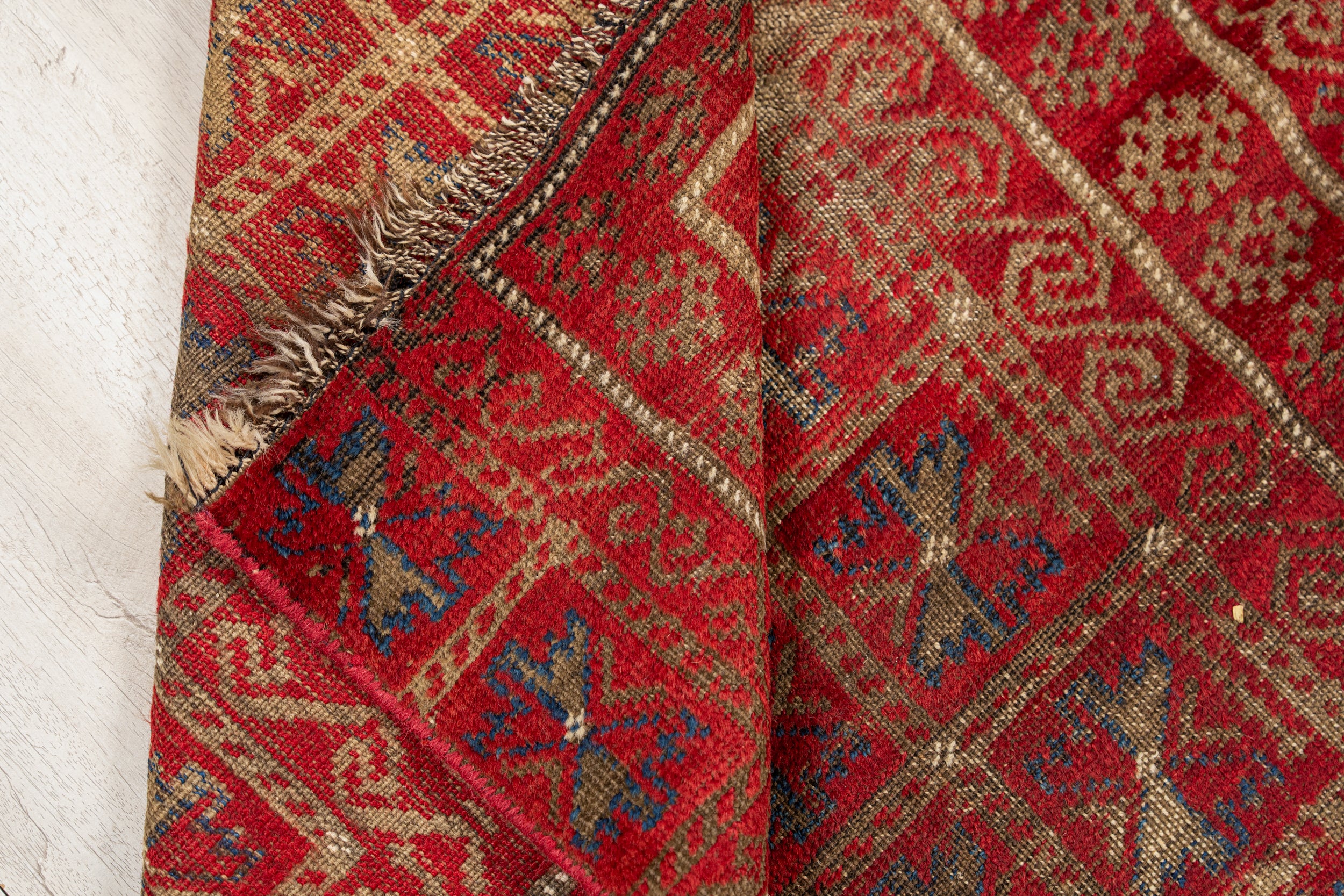 Vintage Baloch Prayer Rug 4'4" x 3'2"