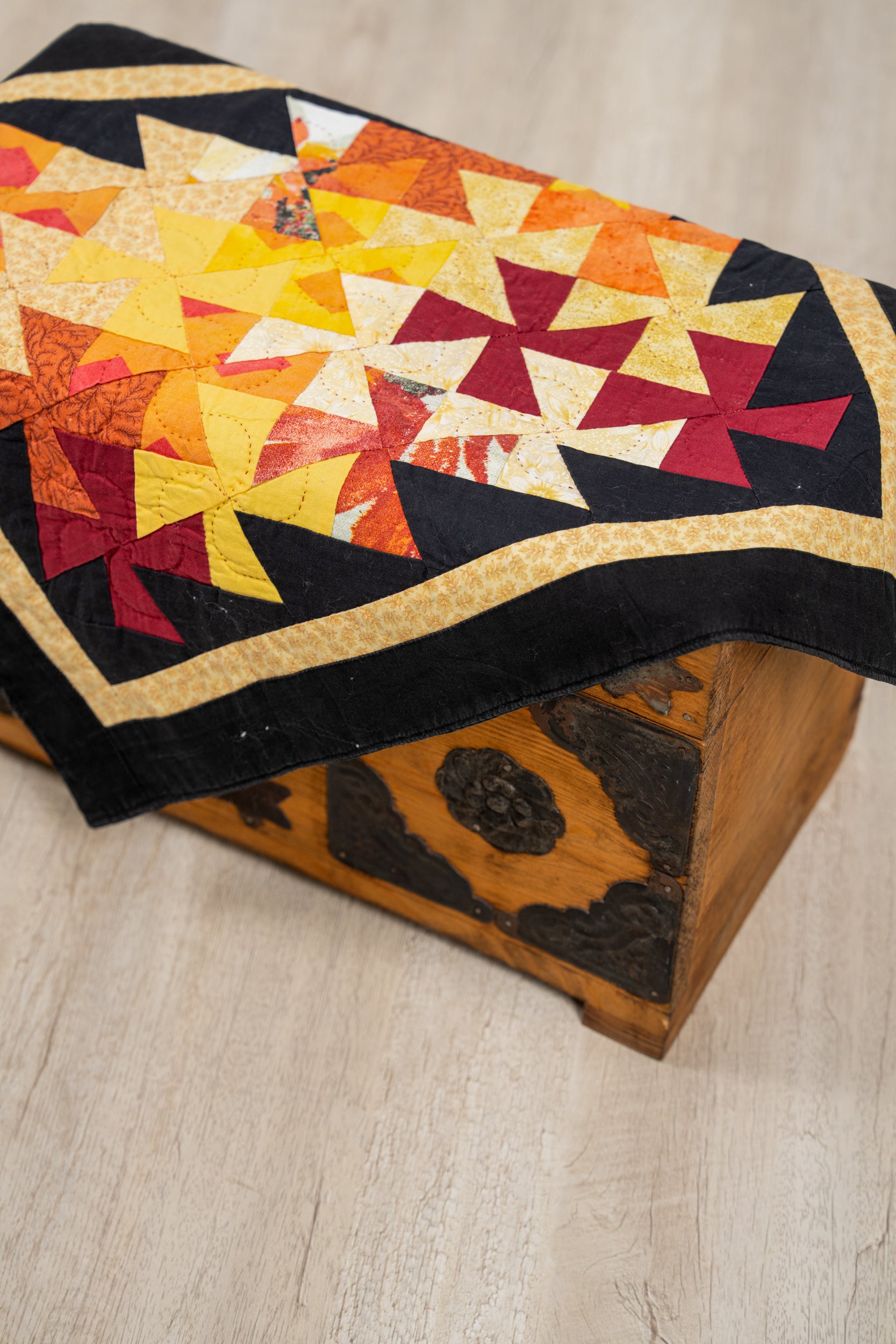 Vintage  European Textile  1'10" x 1'6"