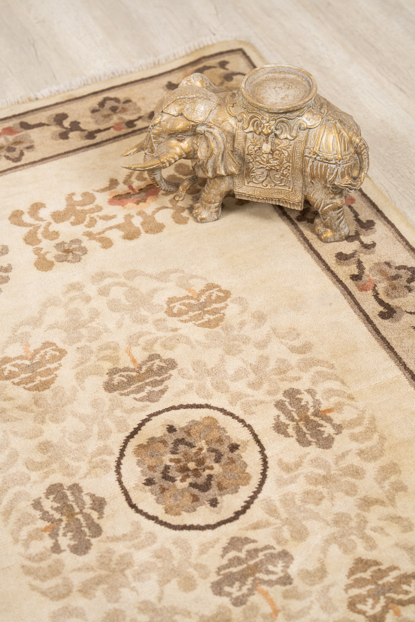 vintage Tibetan rug 5' x 3'