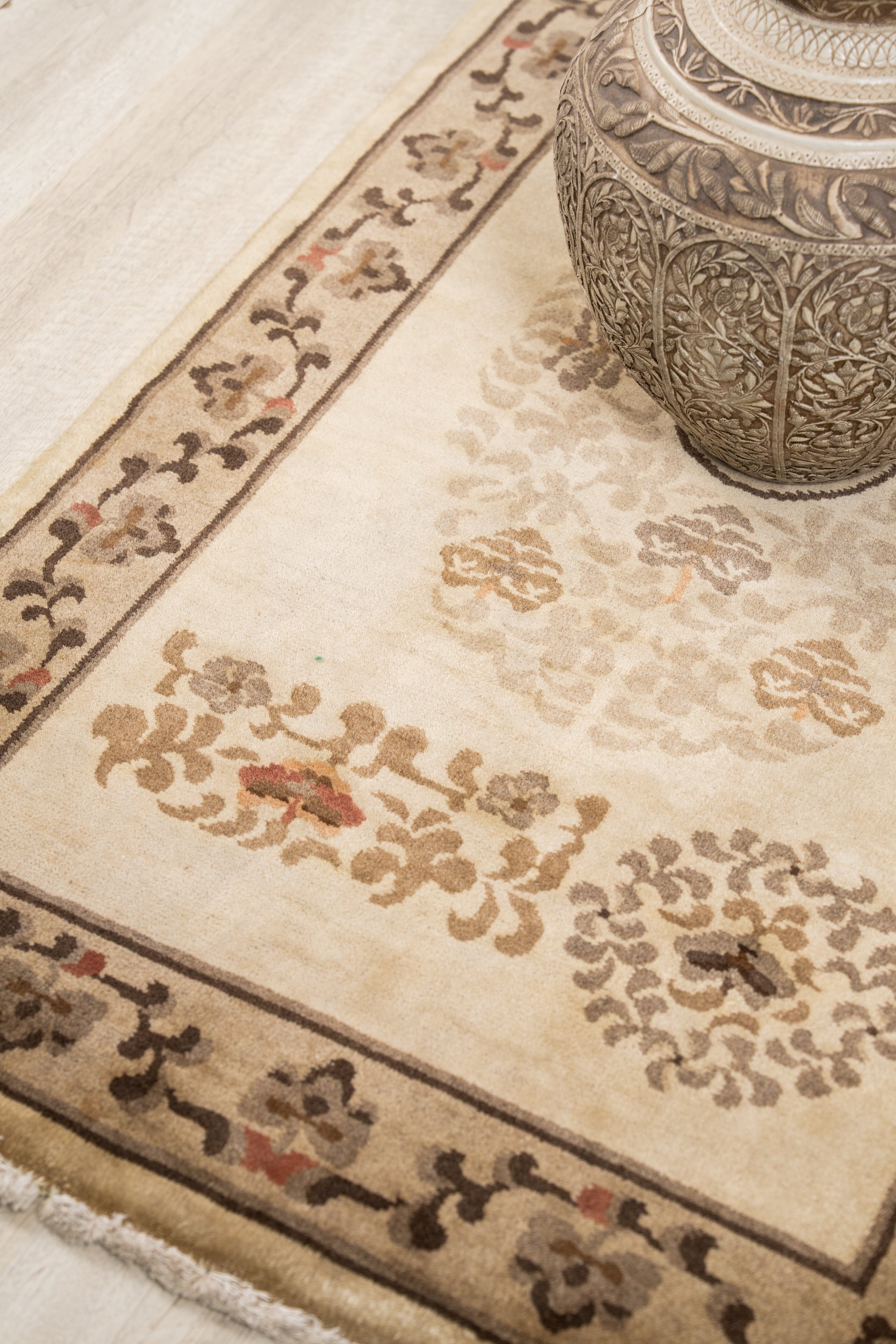 vintage Tibetan rug 5' x 3'