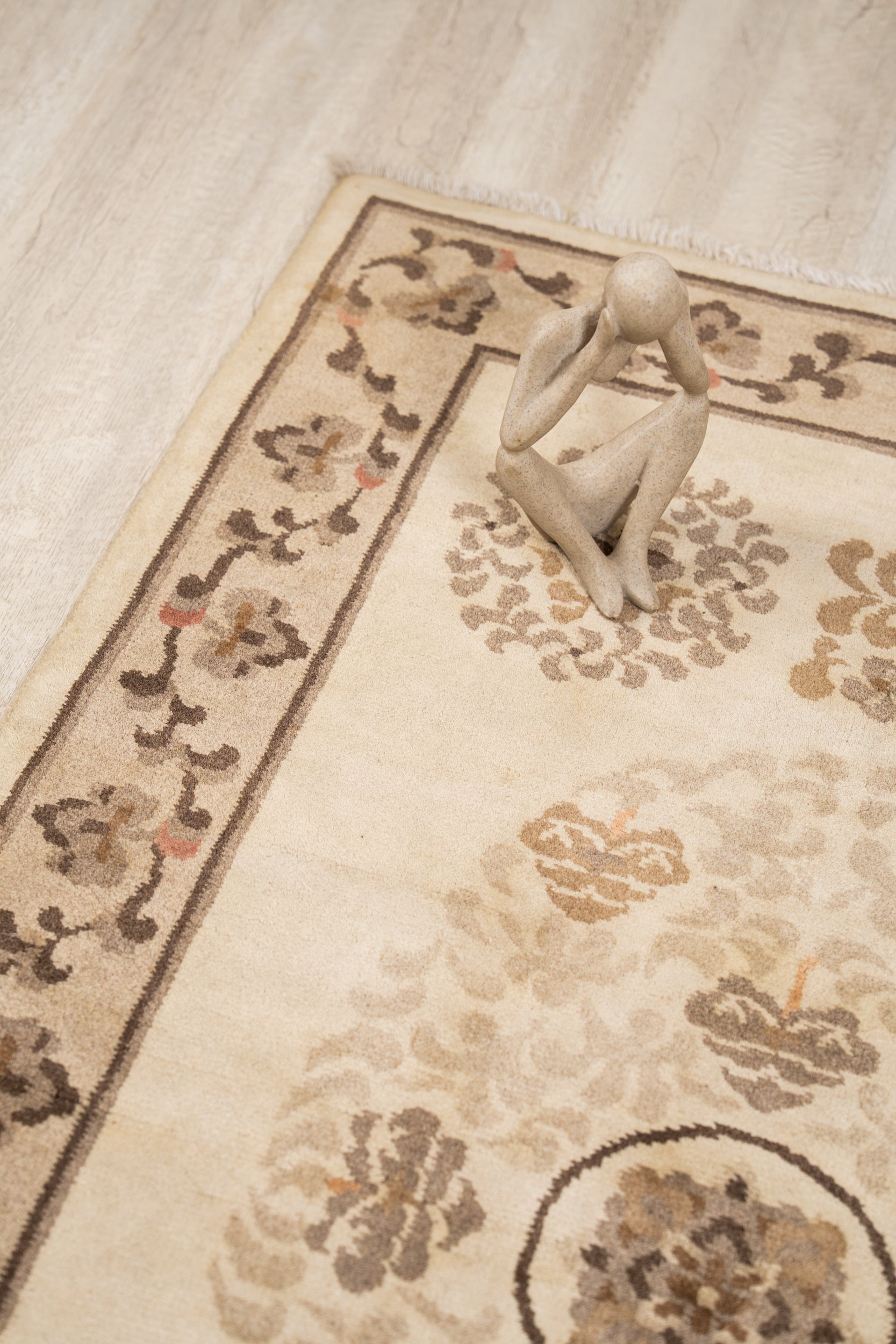 vintage Tibetan rug 5' x 3'