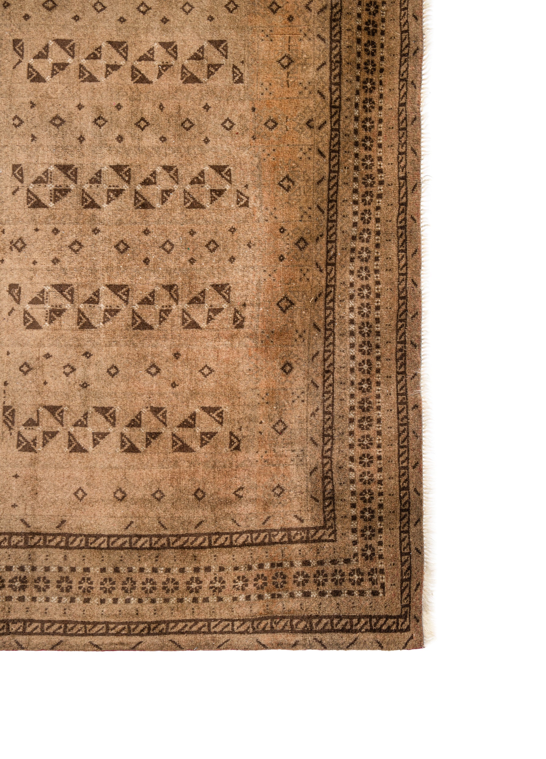 Vintage Turkmen Tribal Rug 10'3" x 6'5"