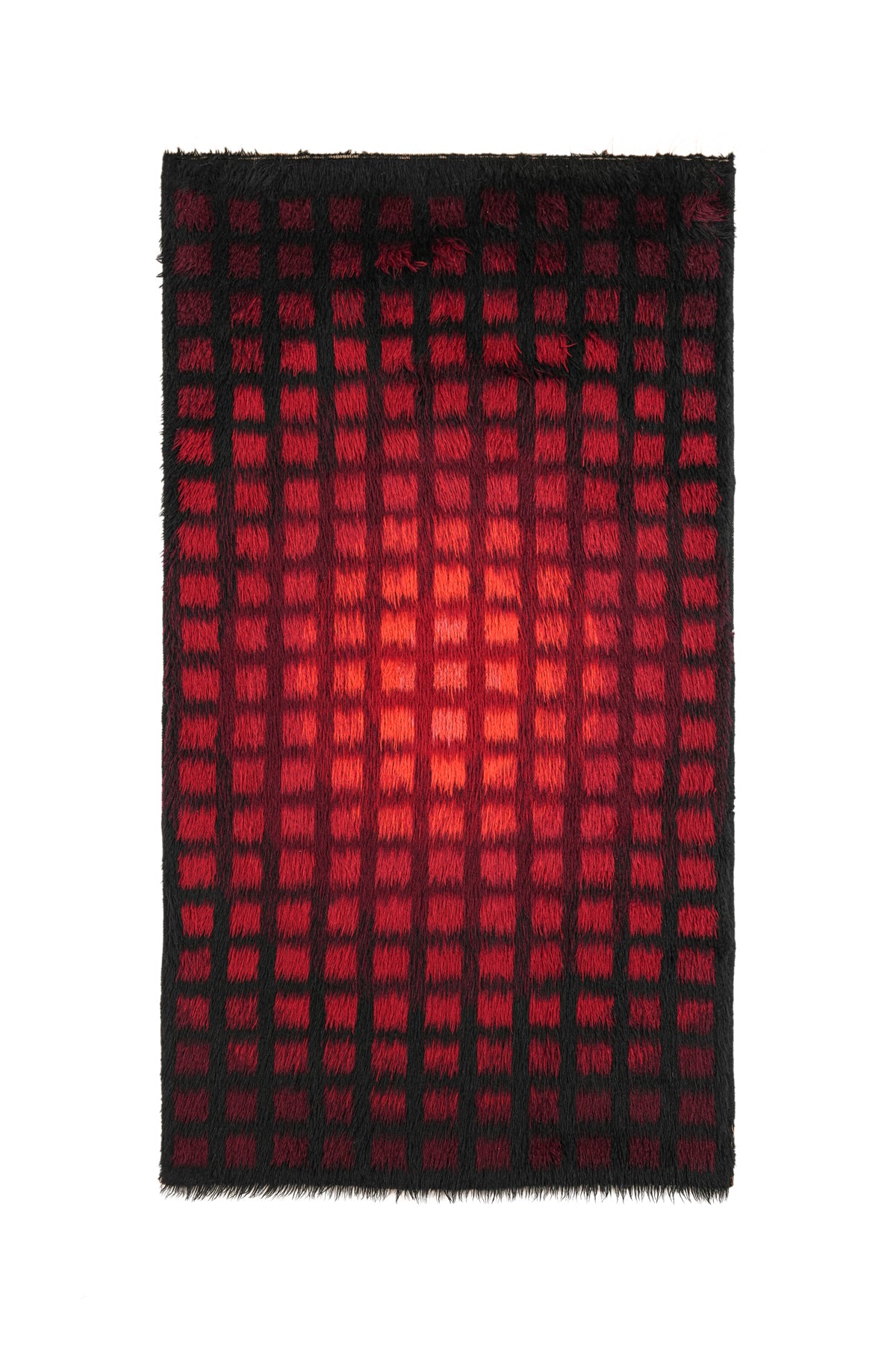 Vintage Scandinavian Rya Rug 5'4" X 3'