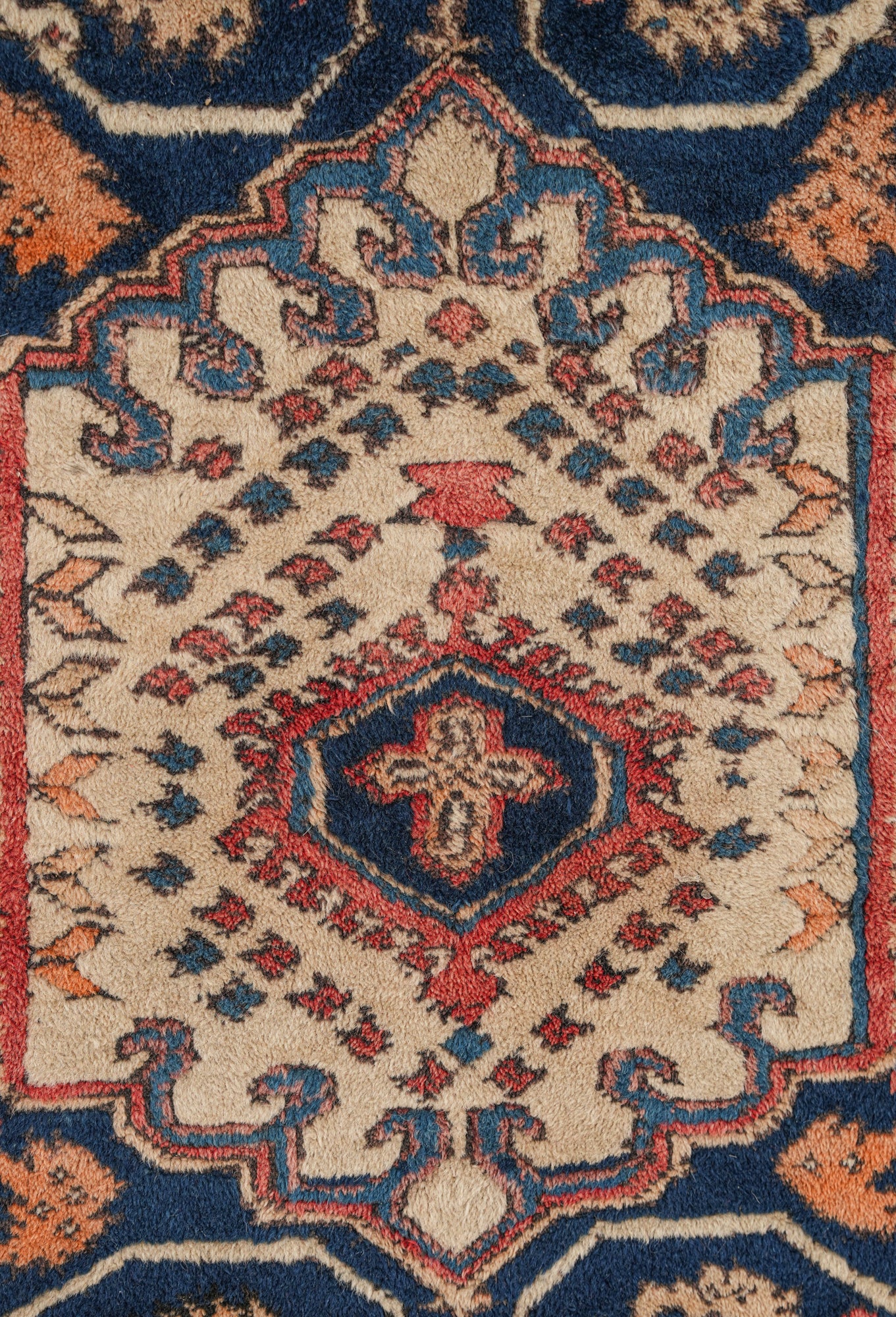 Vintage Turkish KAZAK Rug 3'8" x 2'5"