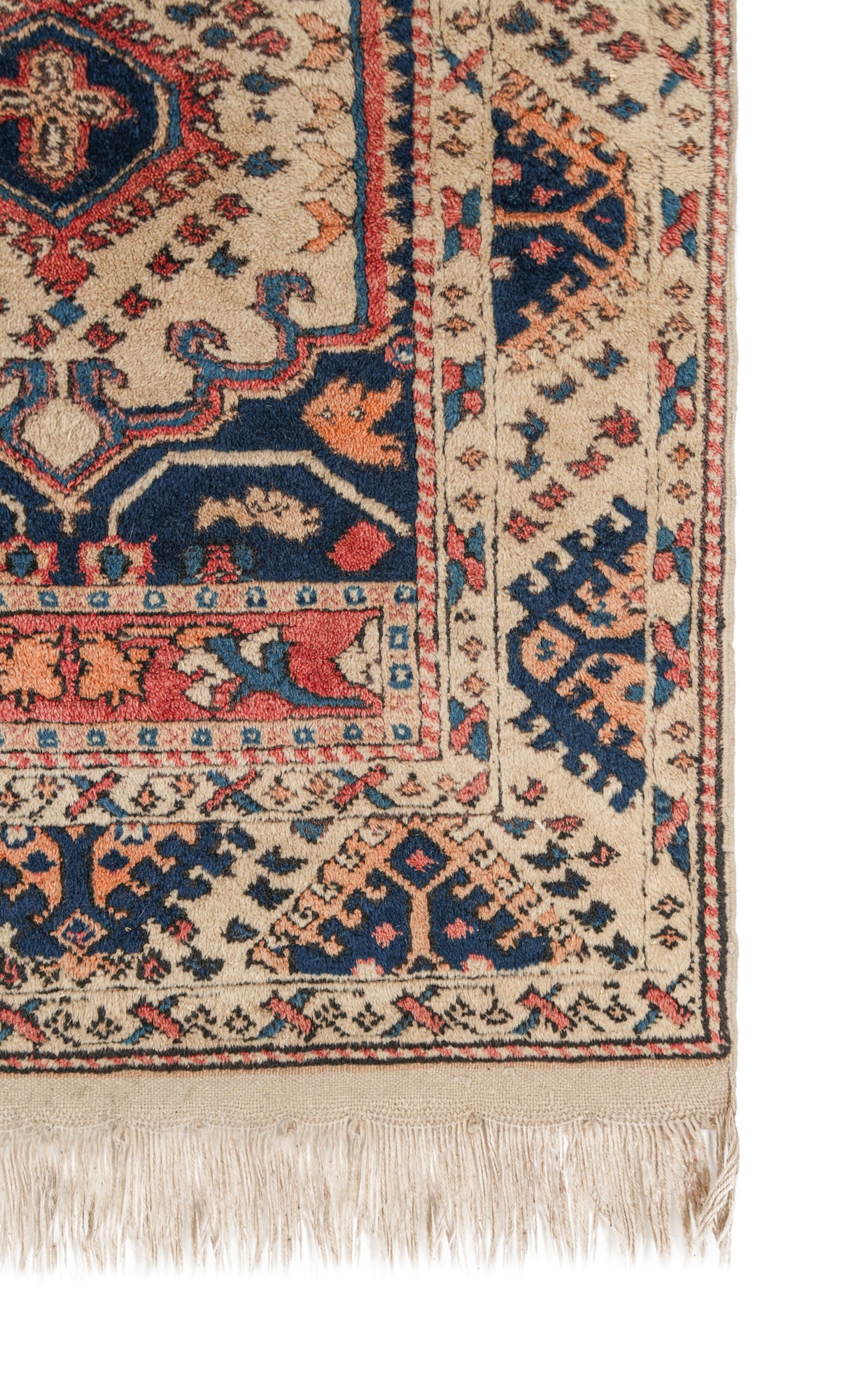 Vintage Turkish KAZAK Rug 3'8" x 2'5"