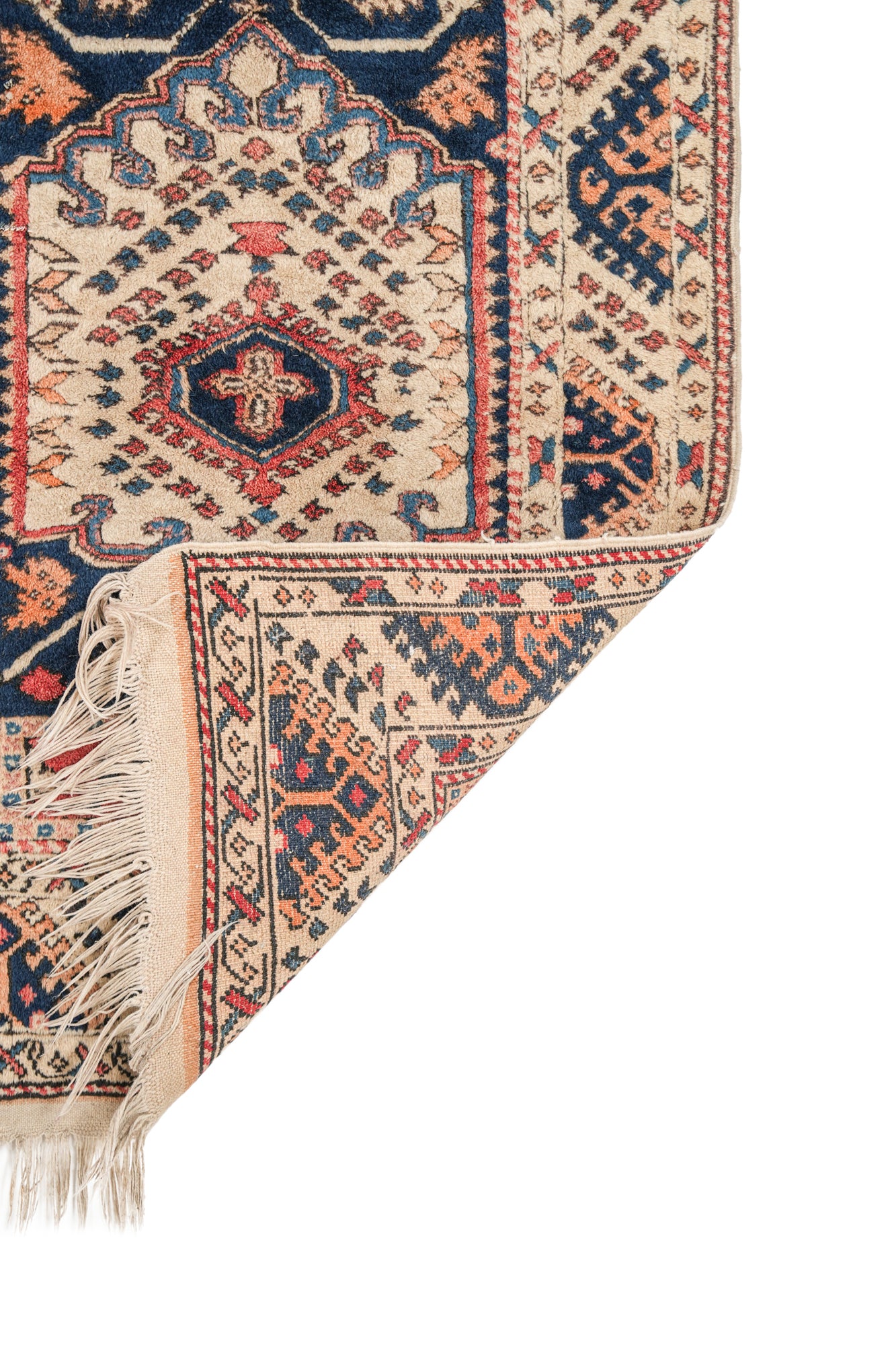 Vintage Turkish KAZAK Rug 3'8" x 2'5"