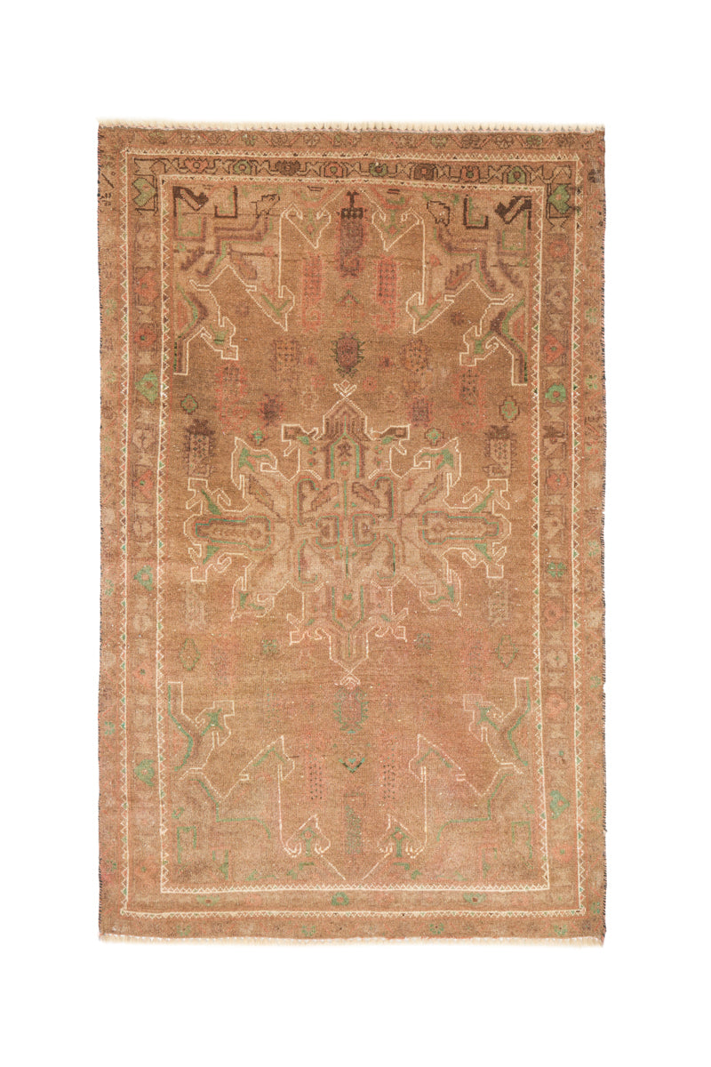 Vintage Turkmen Rug 4'5" x 2'9"