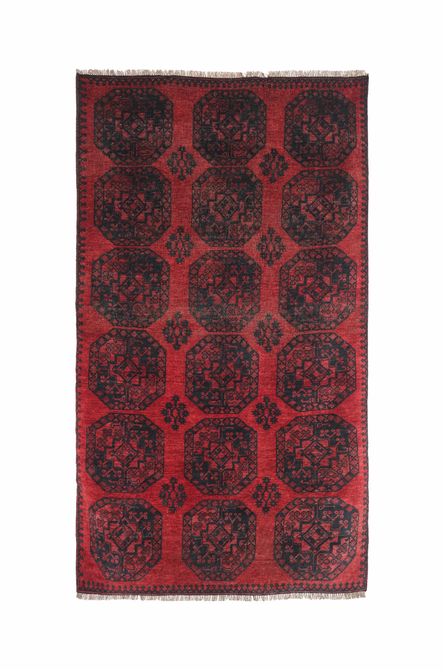 Vintage Turkmen Ersari Rug 7'7" x 4'4"