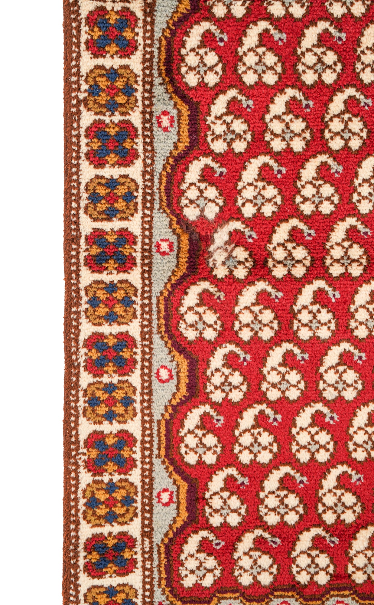 Vintage Moroccan Rug 5'4"x 2'10"