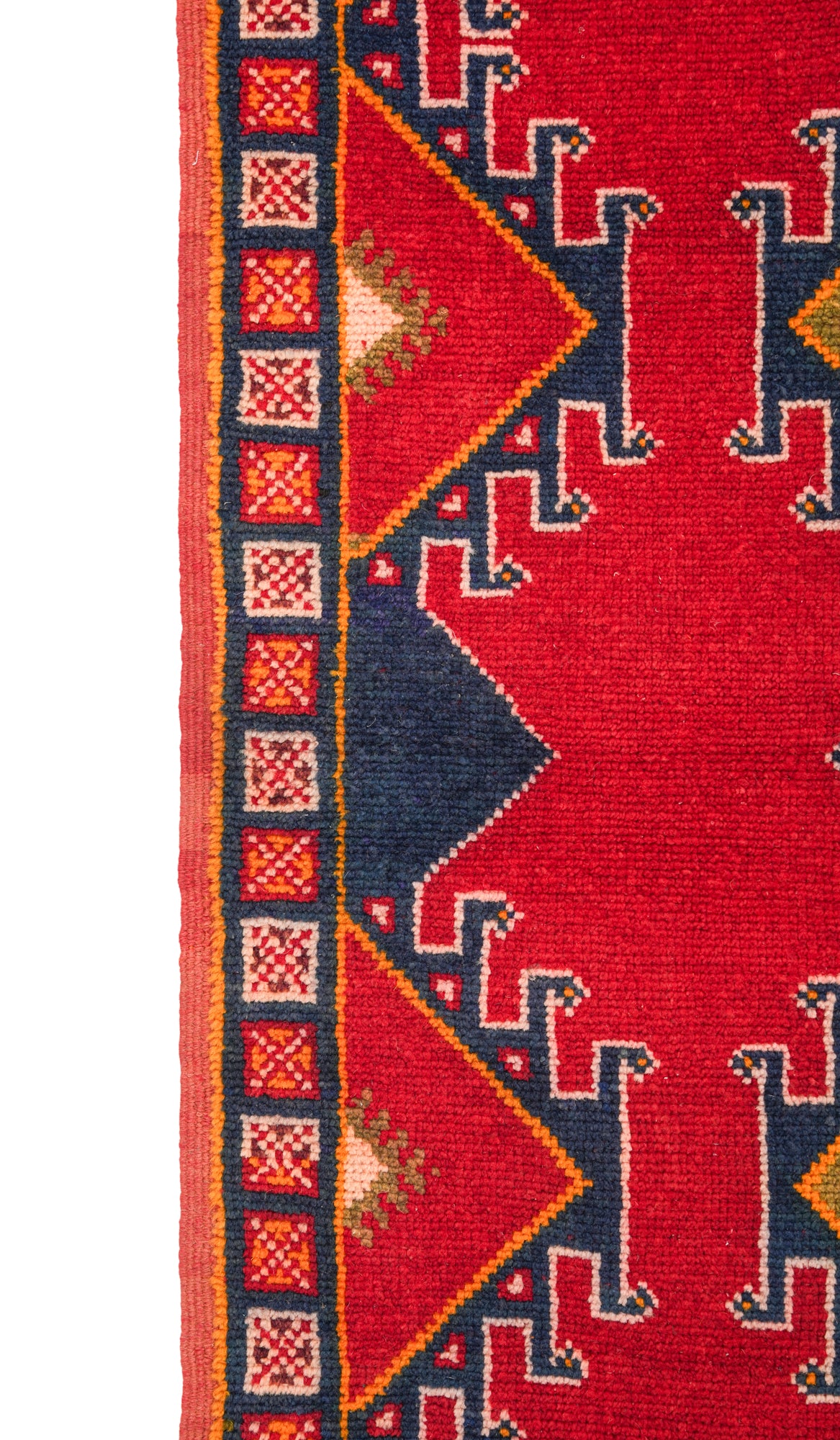 Vintage Moroccan Rug 4'7" x 3'7"