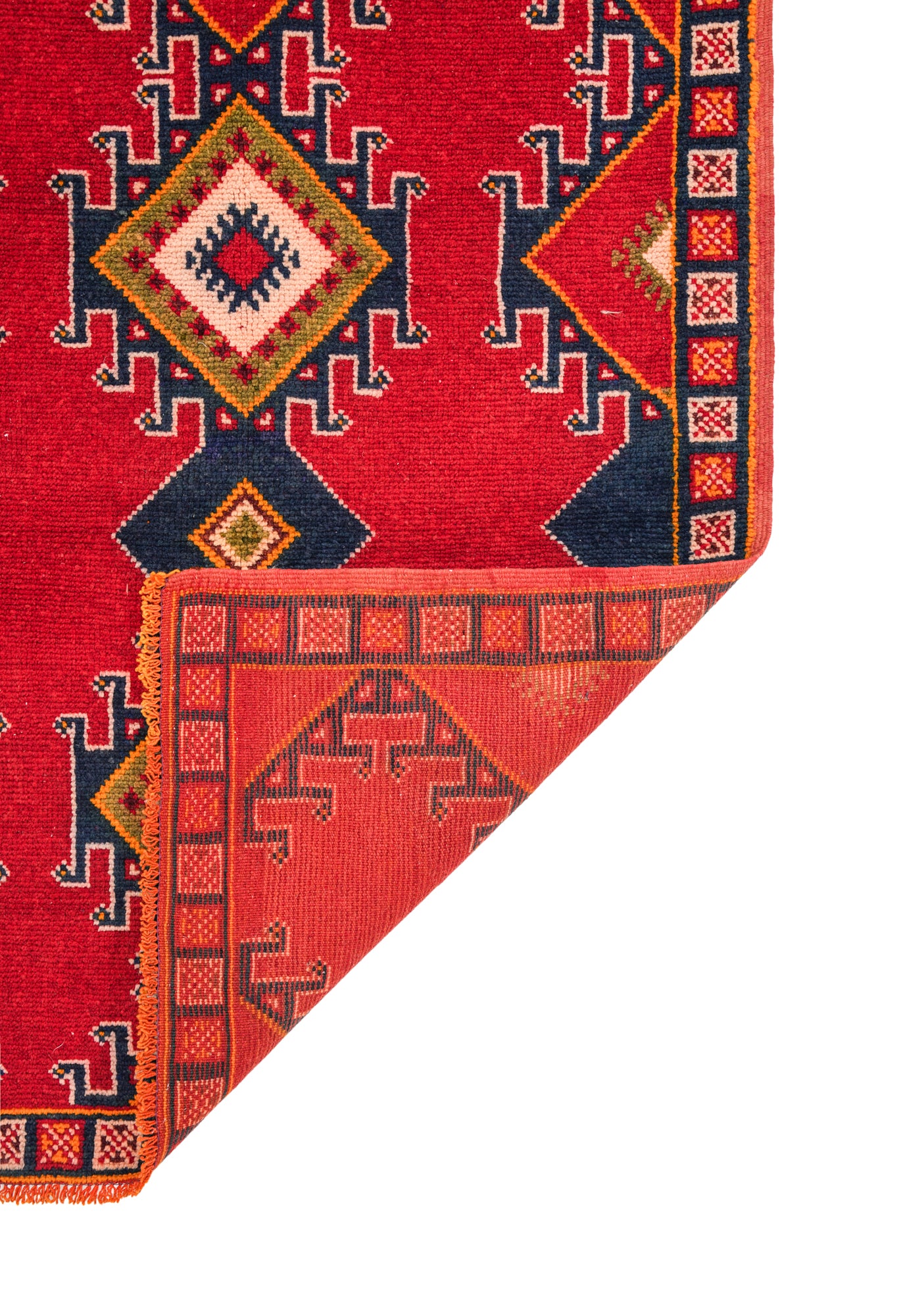 Vintage Moroccan Rug 4'7" x 3'7"