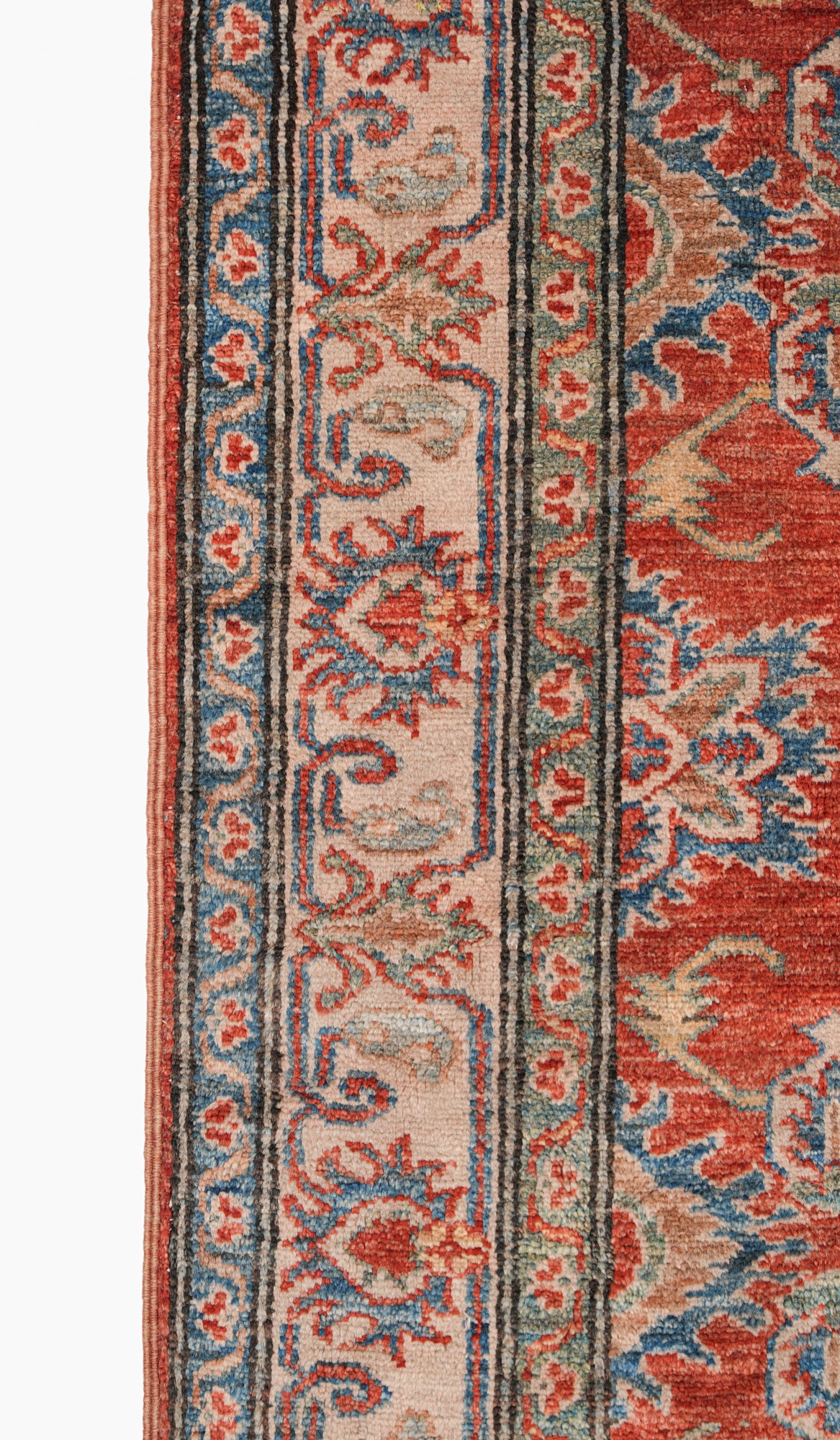 VINTAGE Afghan RUG 4' x 2'7"
