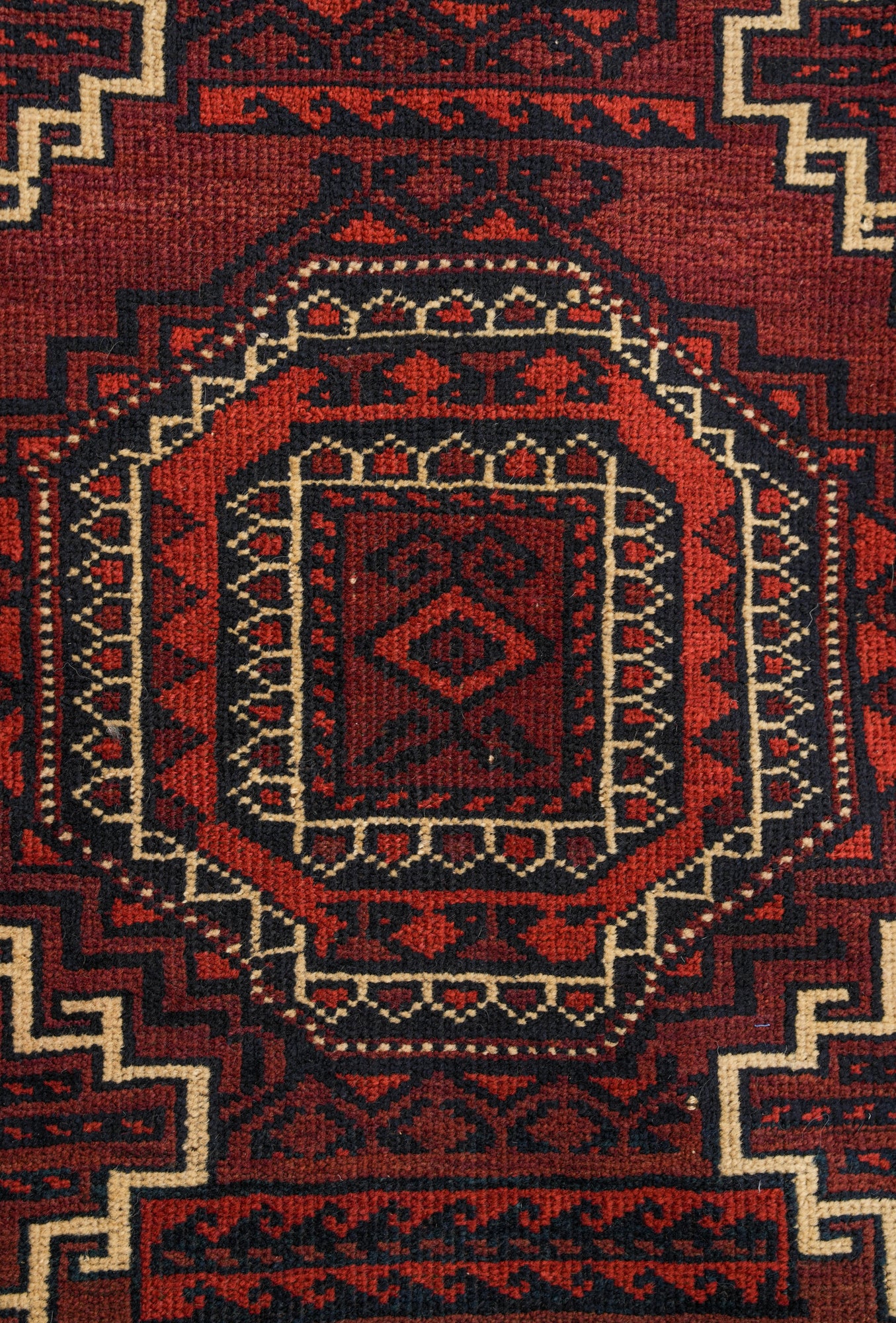 Antique Turkmen Rug 4'10" x 2'8"
