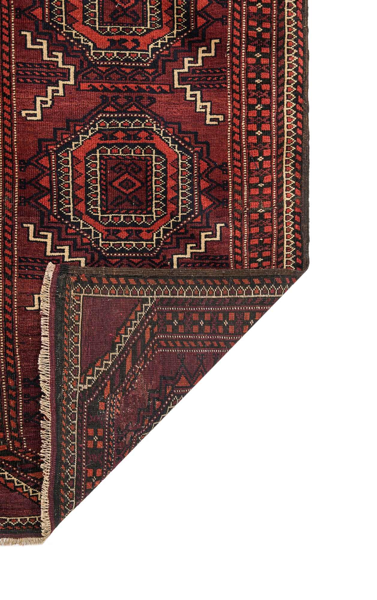 Antique Turkmen Rug 4'10" x 2'8"