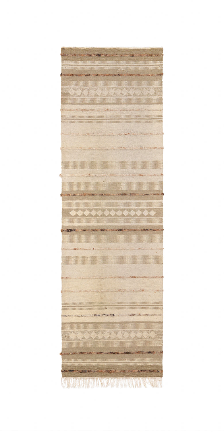 Vintage Scandinavian Kilim Runner 6'4" x 2'