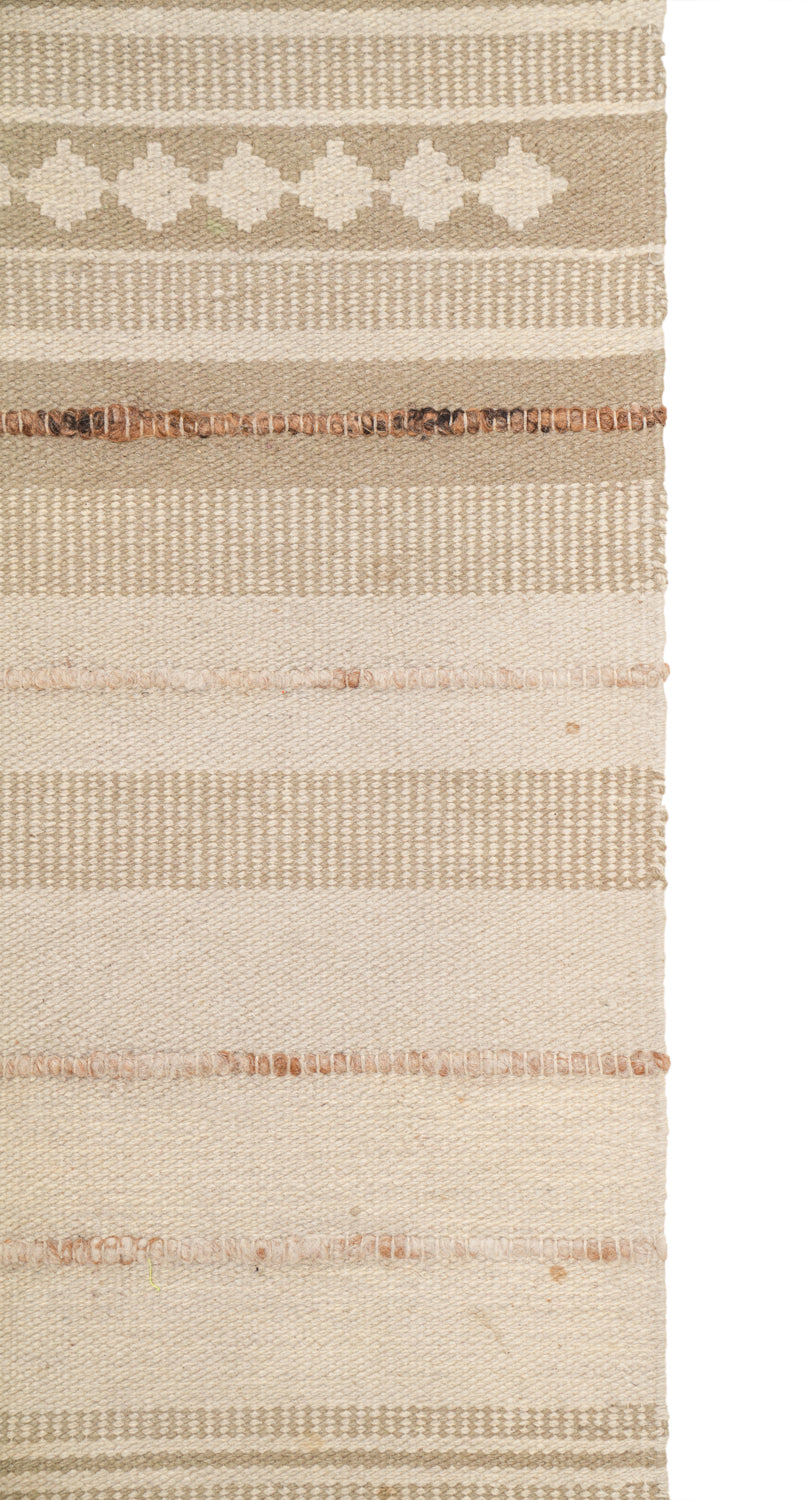 Vintage Scandinavian Kilim Runner 6'4" x 2'