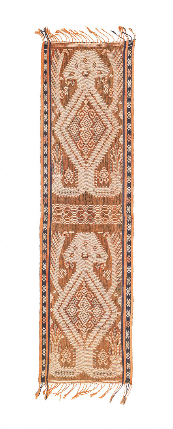 Vintage Indonesian Hinggi Textile 4'3" x 1'3"