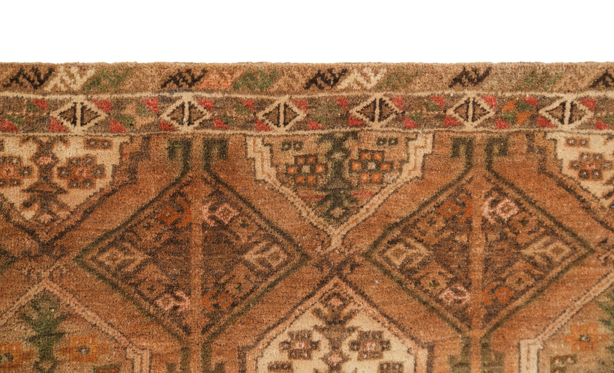 Vintage Turkmen Torba Rug 5'10" x 1'5"