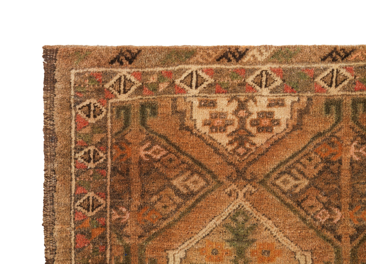Vintage Turkmen Torba Rug 5'10" x 1'5"