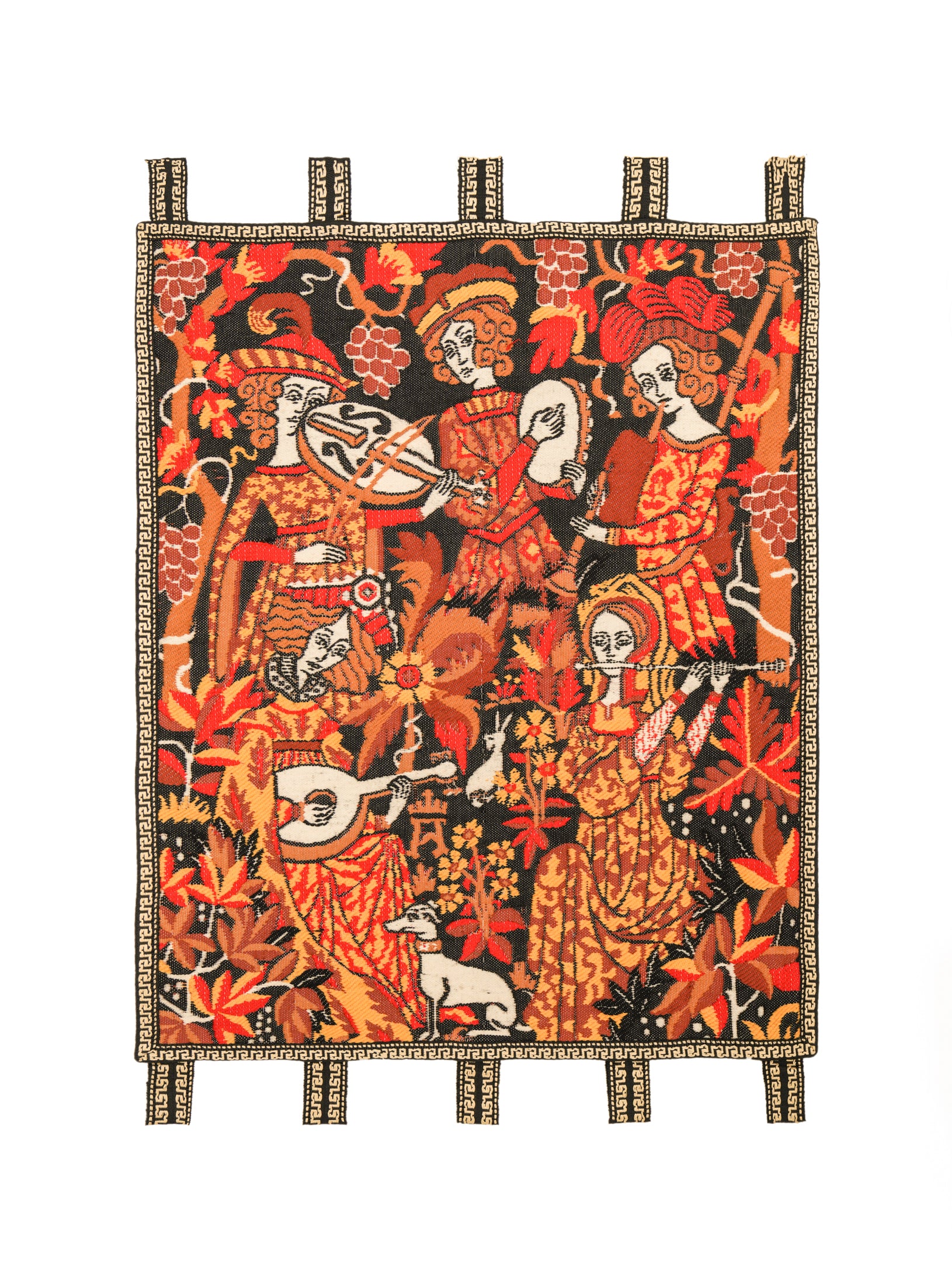 Vintage Spanish Tapestry 3'6" x 2'10" (Fernandez Angulo)
