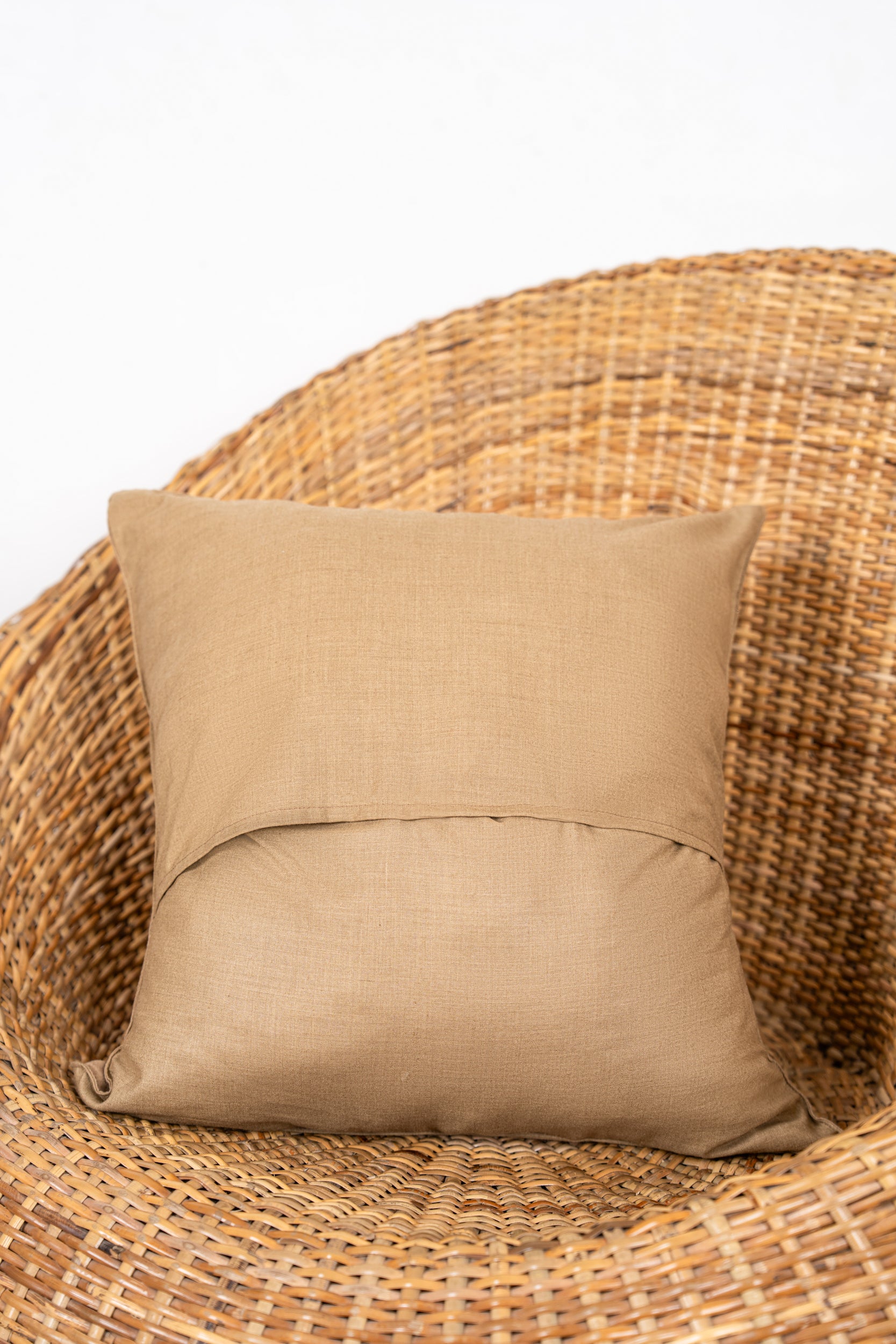 Vintage Indian Embroidered Cushion 1'4" x 1'4"