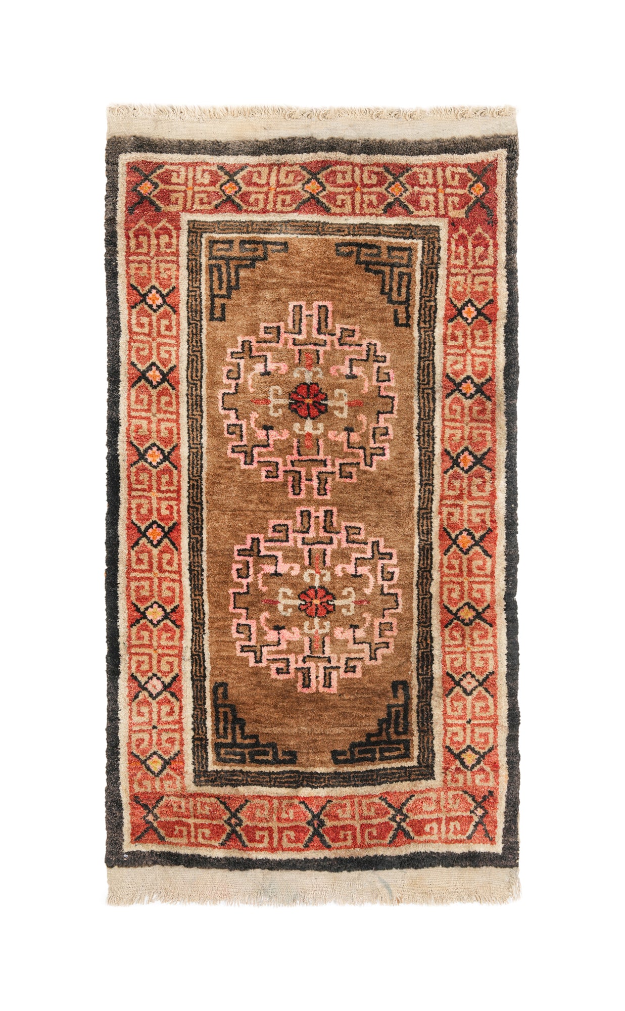 Vintage Tibetan Rug 4'7" x 2'6"