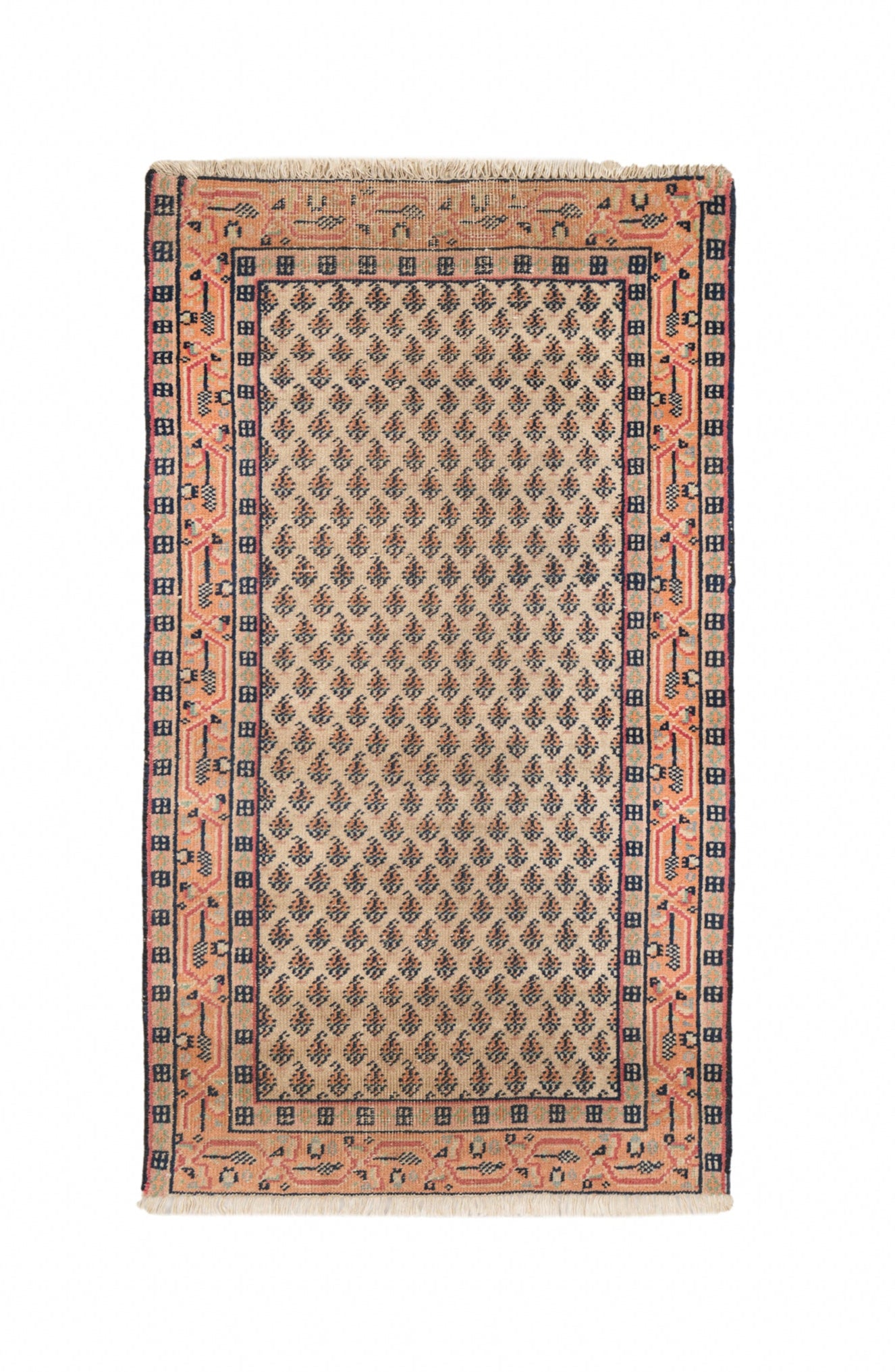 Vintage INDIAN DECORATIVE RUG 5' X 2'10"
